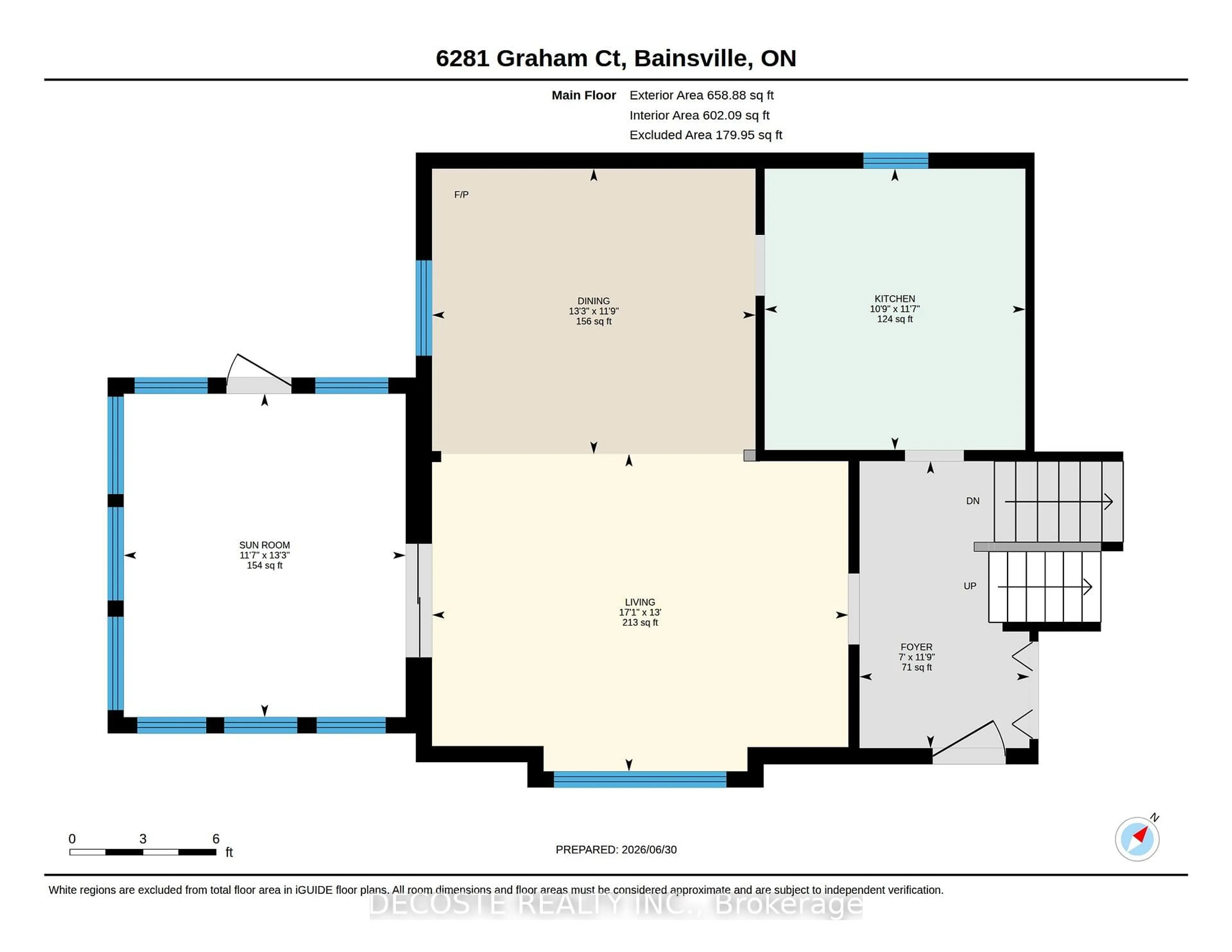 Floor plan for 6281 Graham Crt, South Glengarry Ontario K0C 1E0