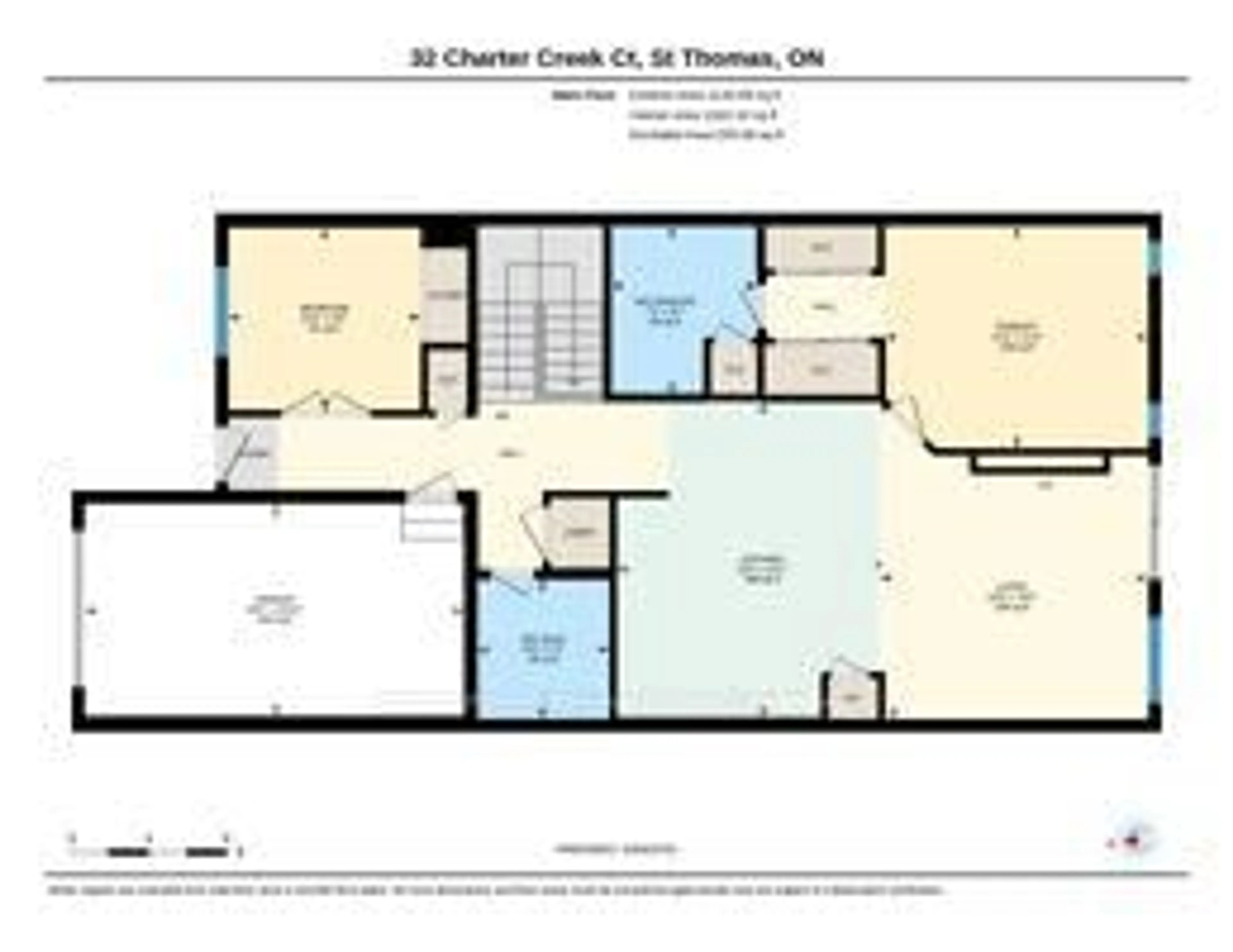 Floor plan for 32 Charter Creek Crt, St. Thomas Ontario N5R 0L2