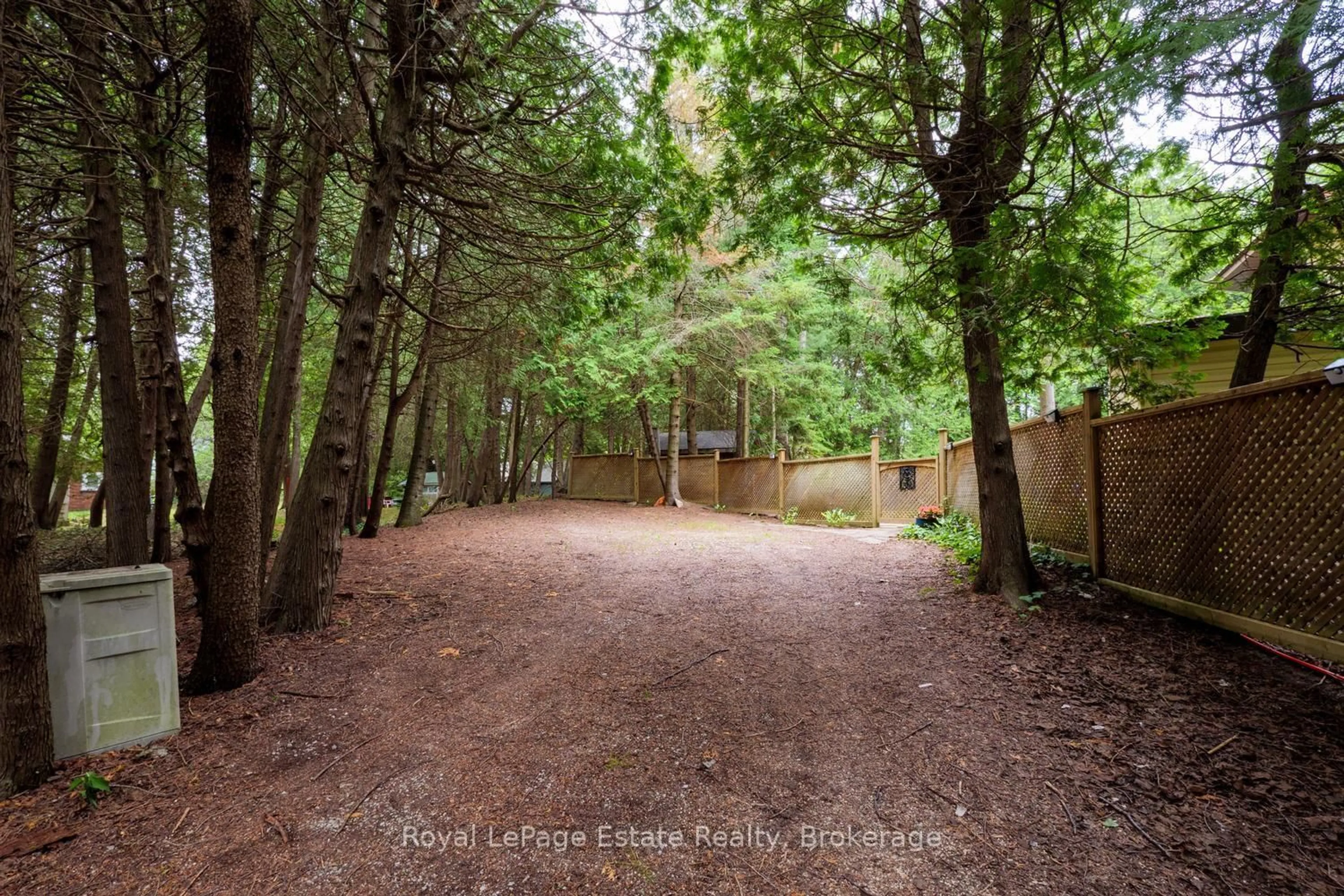 A pic from outside/outdoor area/front of a property/back of a property/a pic from drone, forest/trees view for 125 Third Ave, South Bruce Peninsula Ontario N0H 2G0