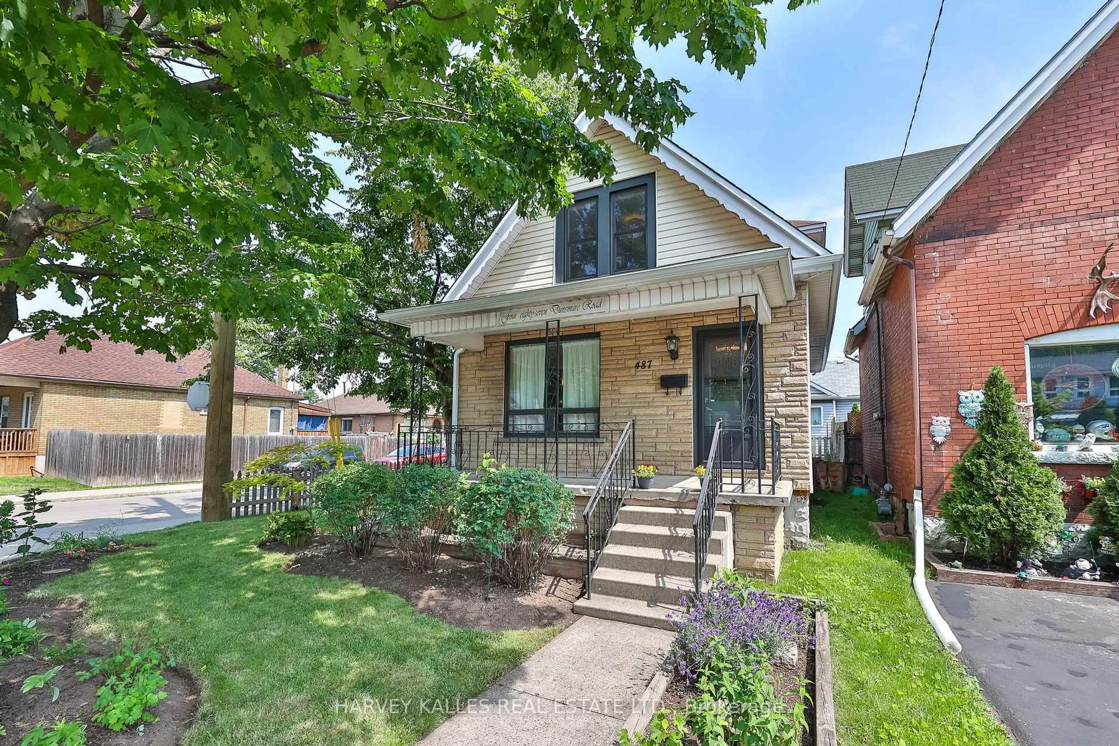 Home with brick exterior material, street for 487 Dunsmure Rd, Hamilton Ontario L8H 1G8