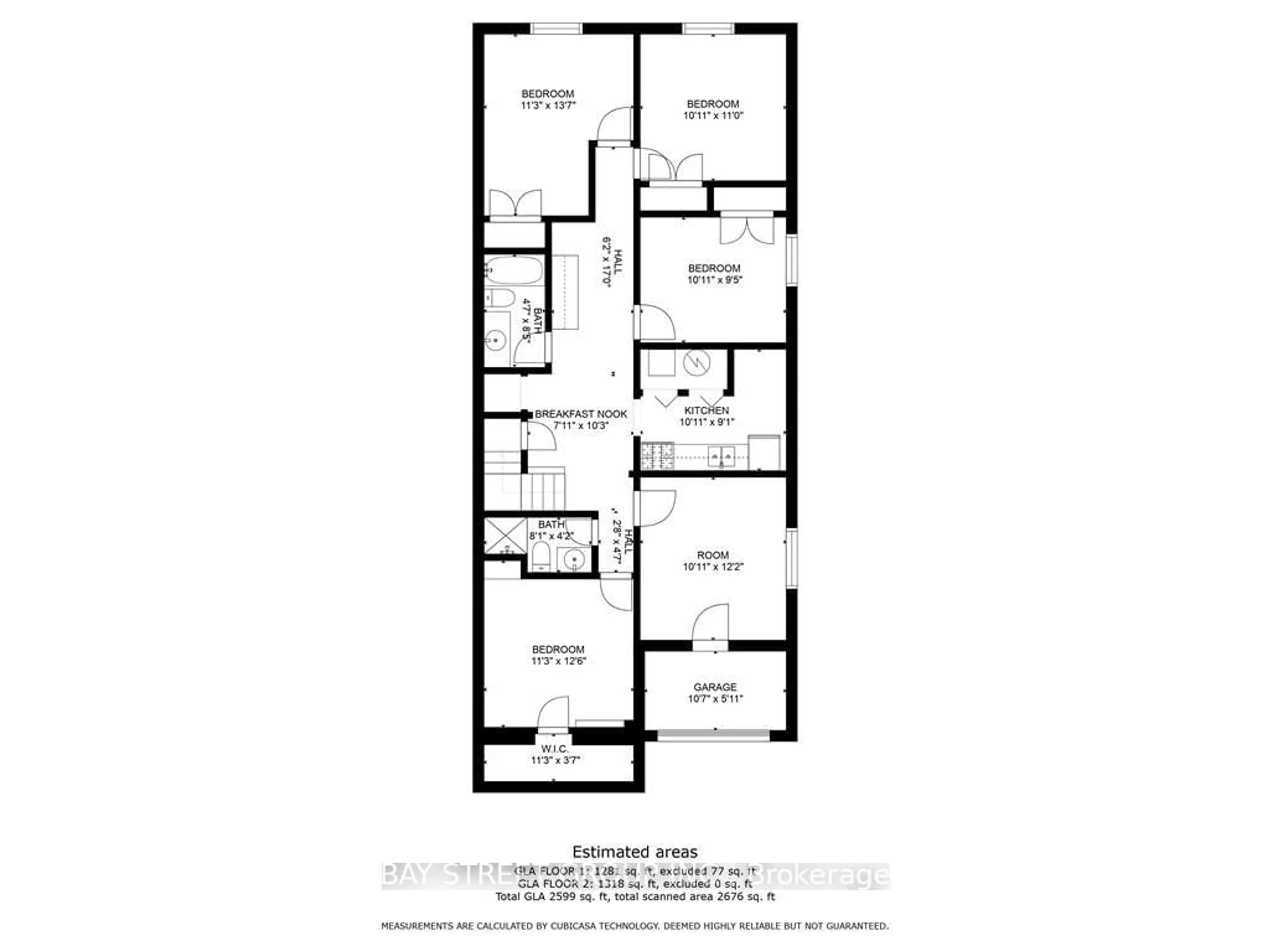 Floor plan for 66 Ewen Rd, Hamilton Ontario L8S 3C5