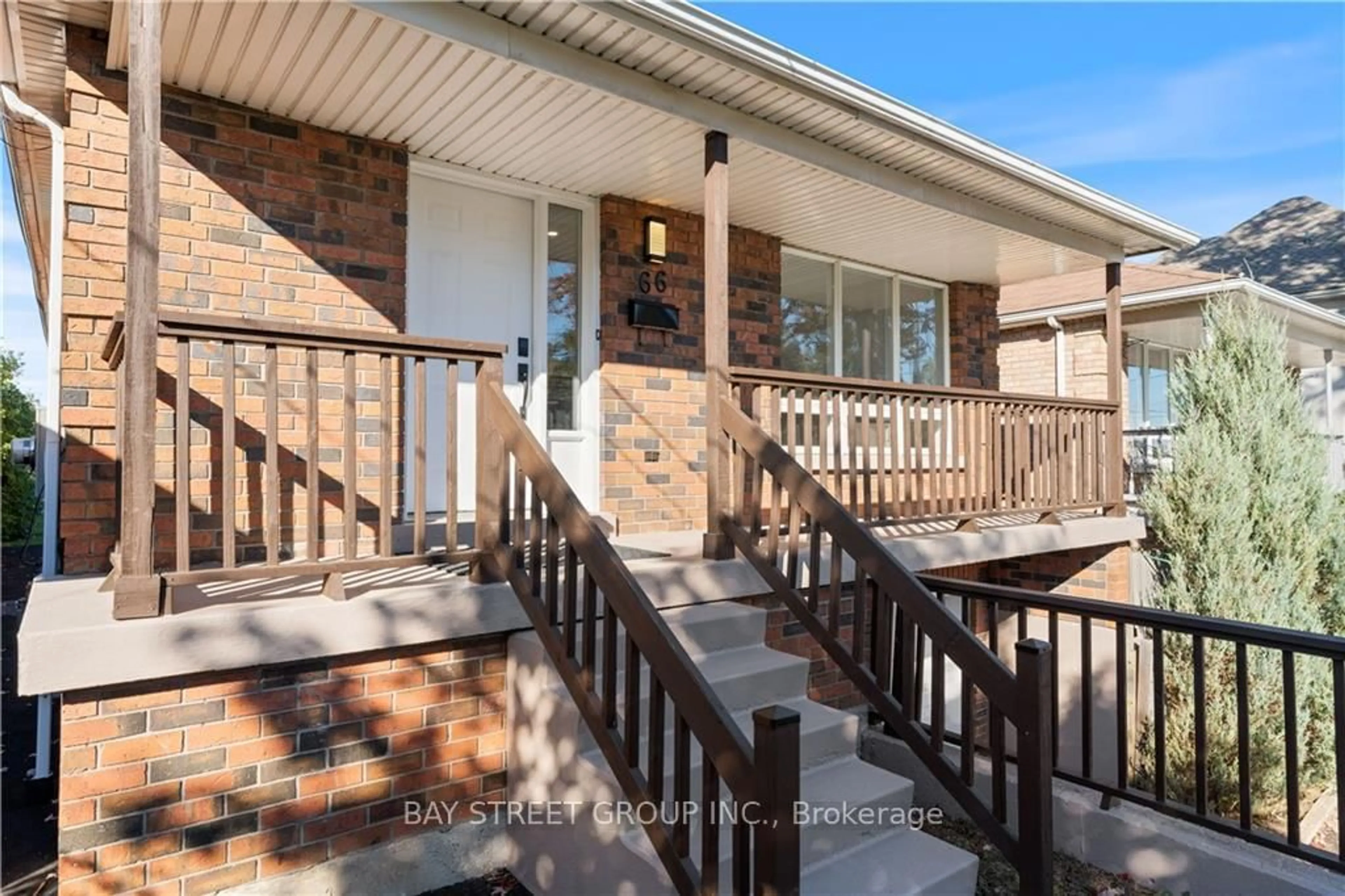 Home with brick exterior material, street for 66 Ewen Rd, Hamilton Ontario L8S 3C5