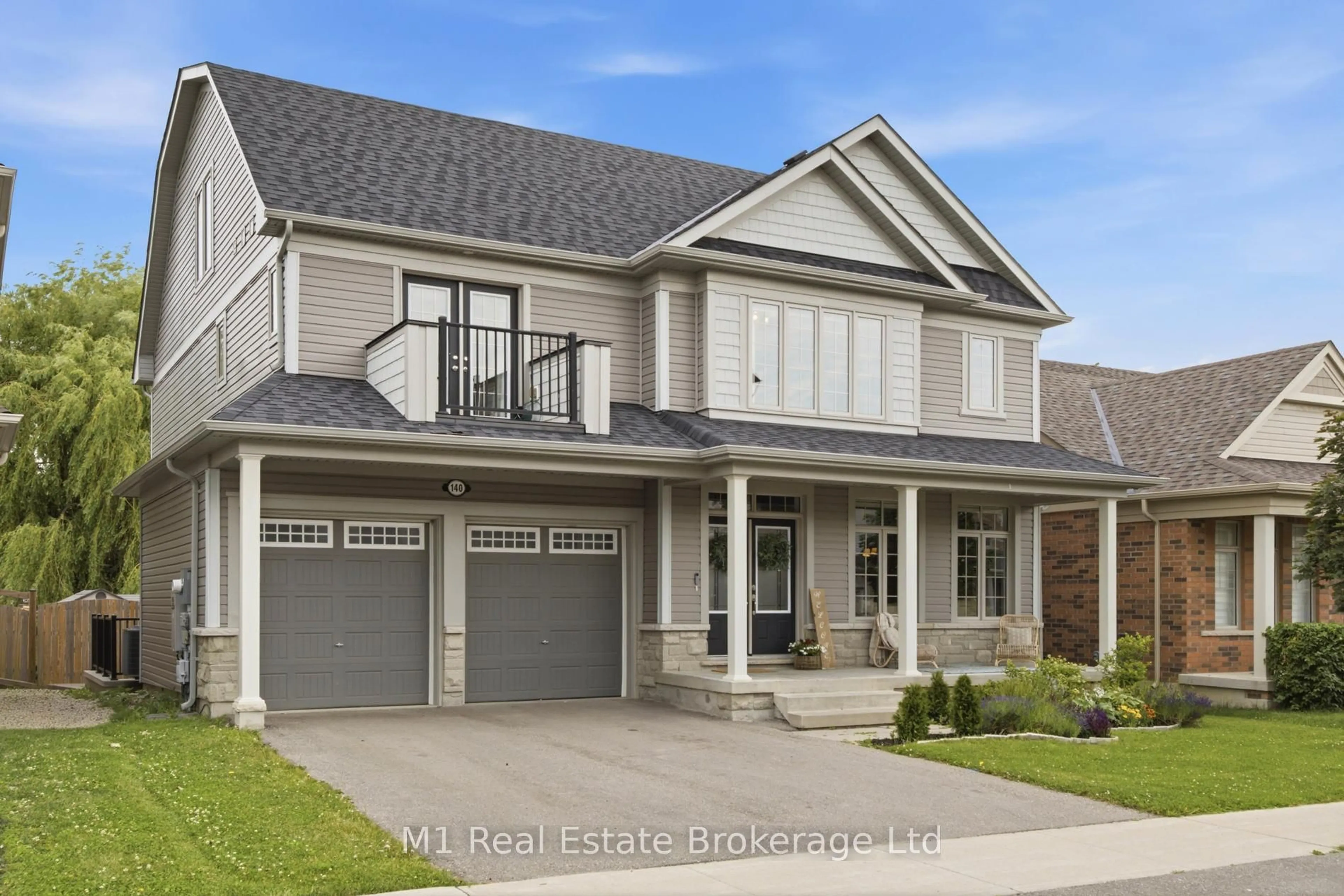 Home with brick exterior material, street for 140 Harpin Way, Centre Wellington Ontario N1M 0G9