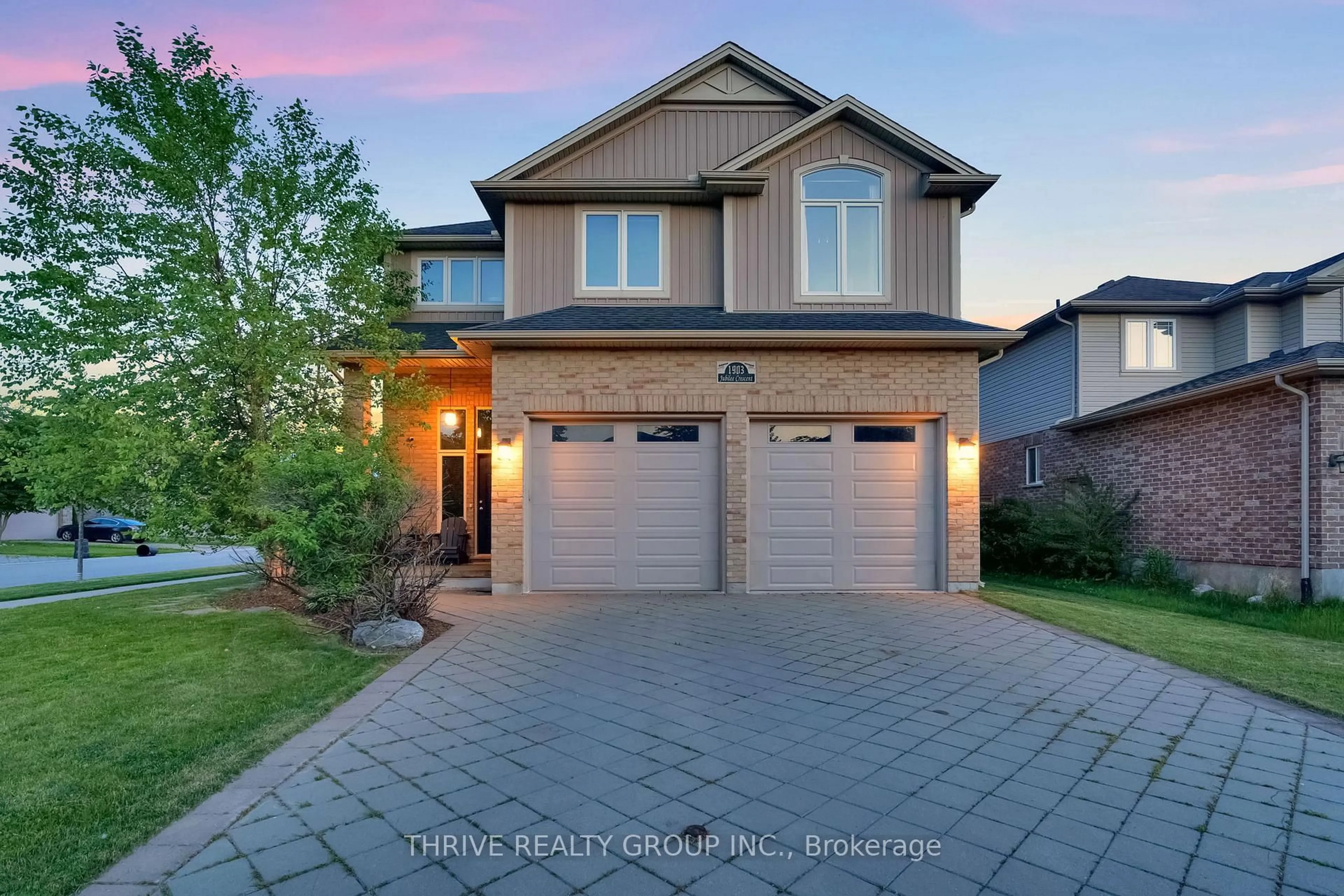 Home with brick exterior material, street for 1903 Jubilee Cres, London North Ontario N6G 0H5