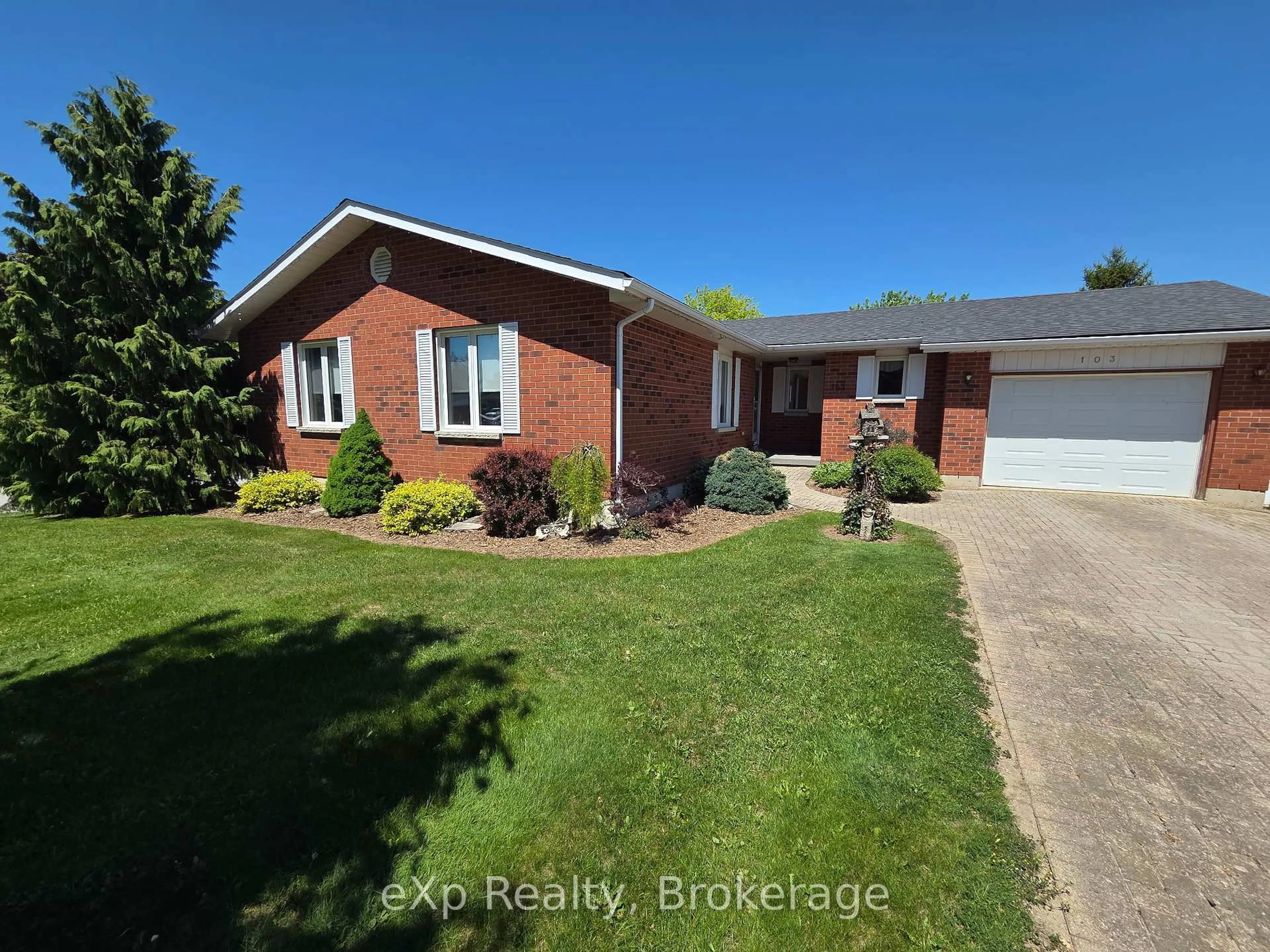 Home with brick exterior material, street for 103 Margaret Elizabeth Ave, Grey Highlands Ontario N0C 1H0