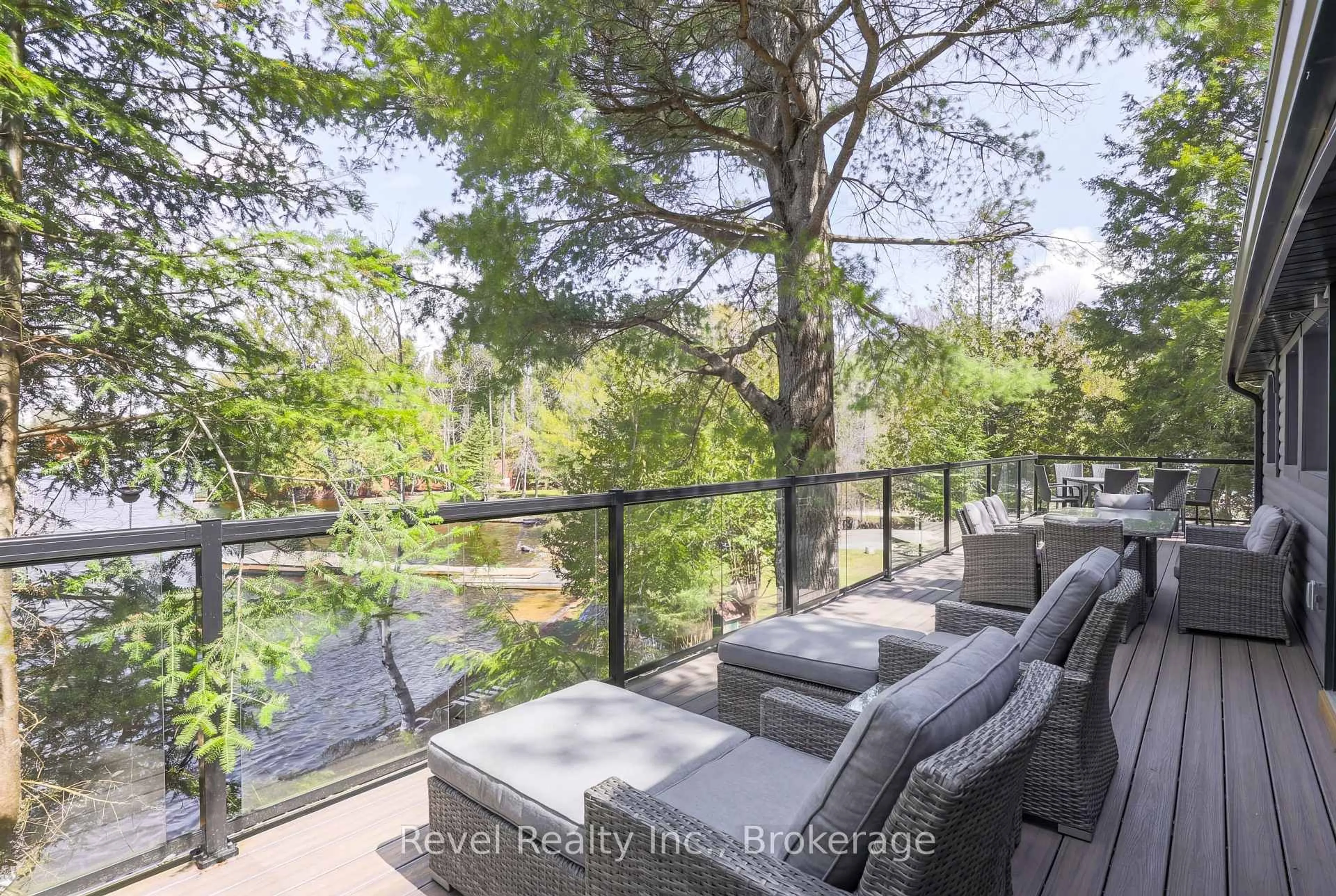Patio, water/lake/river/ocean view for 1129 LAKESHORE Rd, Highlands East Ontario K0M 1R0