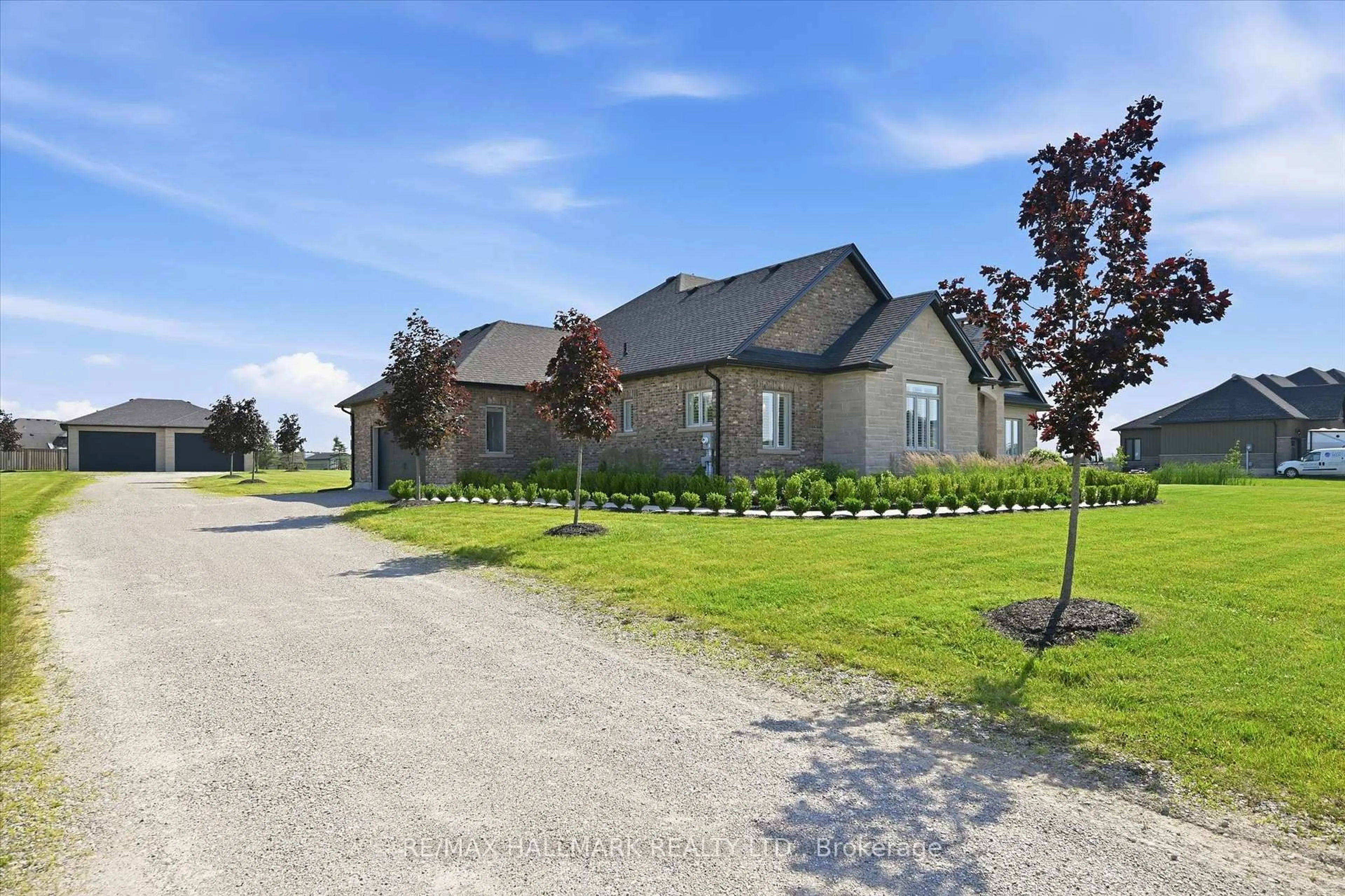 A pic from outside/outdoor area/front of a property/back of a property/a pic from drone, street for 18 Kramer Crt, Haldimand Ontario N0A 1R0
