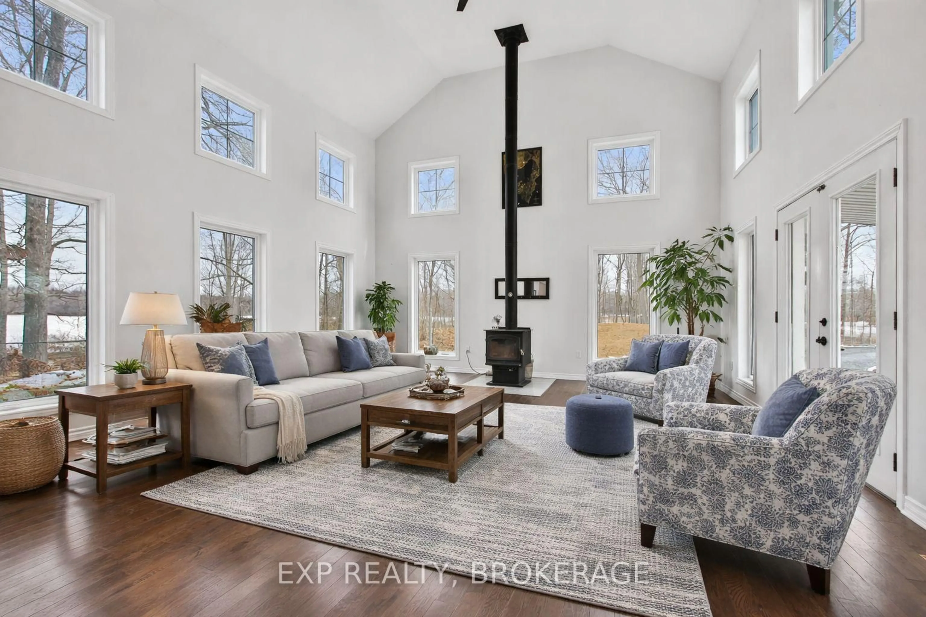 Living room with furniture, unknown for 3855 HIDEAWAY Lane, Battersea Ontario K0H 1H0