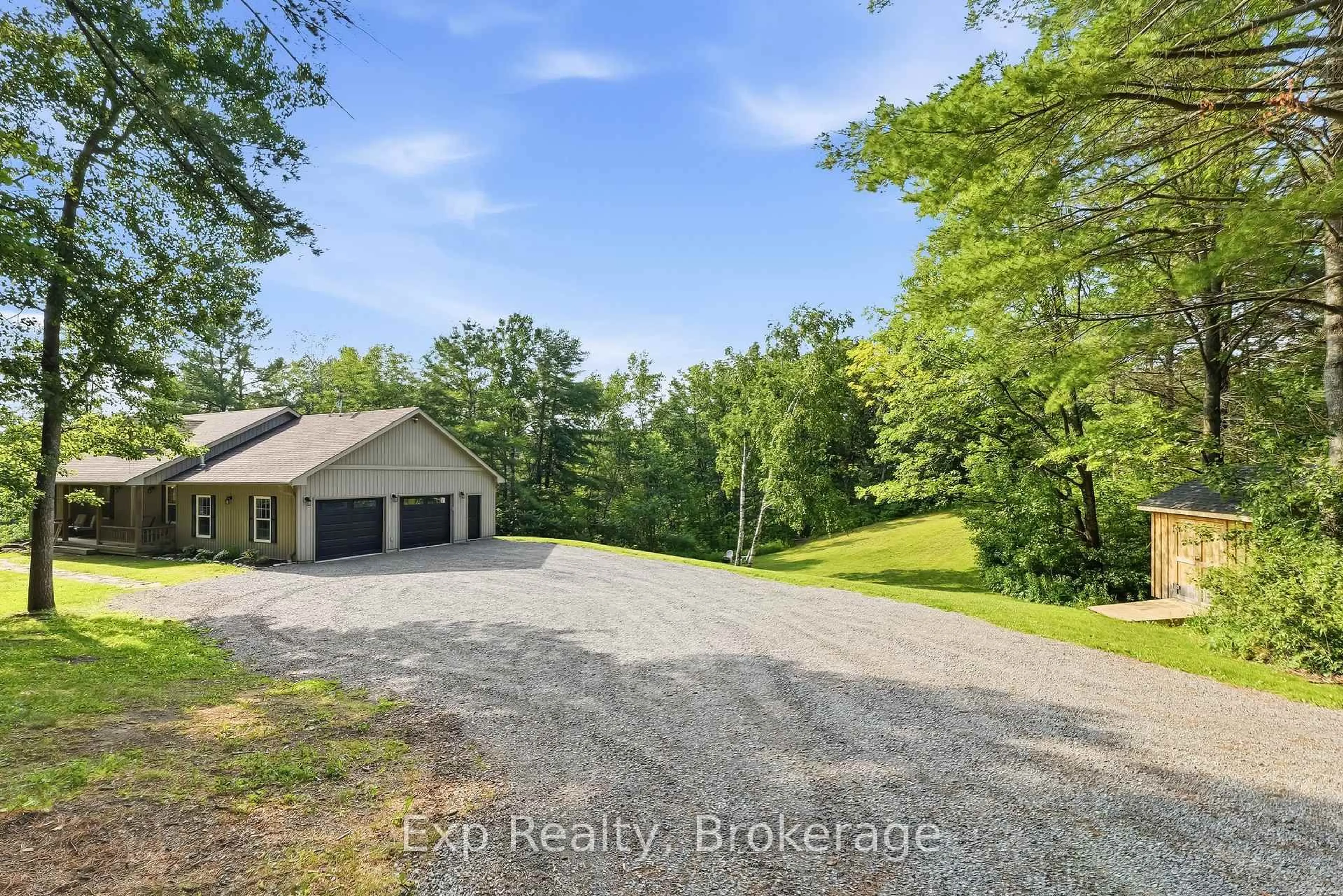 A pic from outside/outdoor area/front of a property/back of a property/a pic from drone, water/lake/river/ocean view for 106 Red Cloud School Rd, Cramahe Ontario K0K 3K0