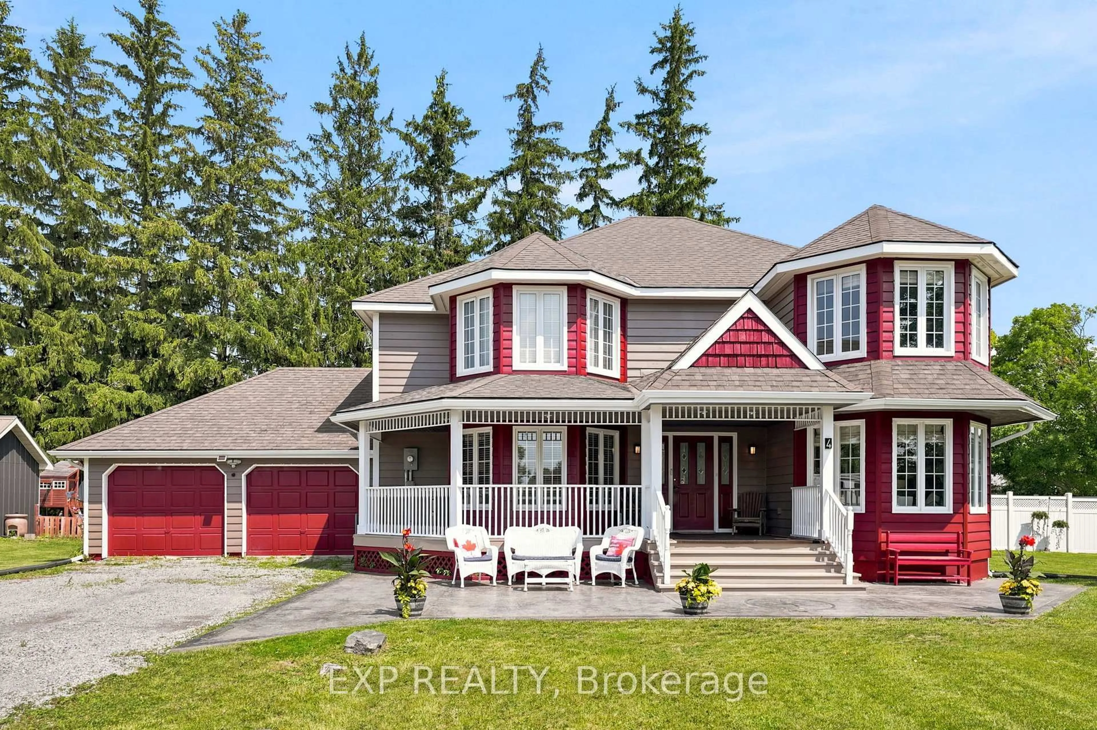 Home with vinyl exterior material, street for 4 Flora St, Kawartha Lakes Ontario K0M 2M0
