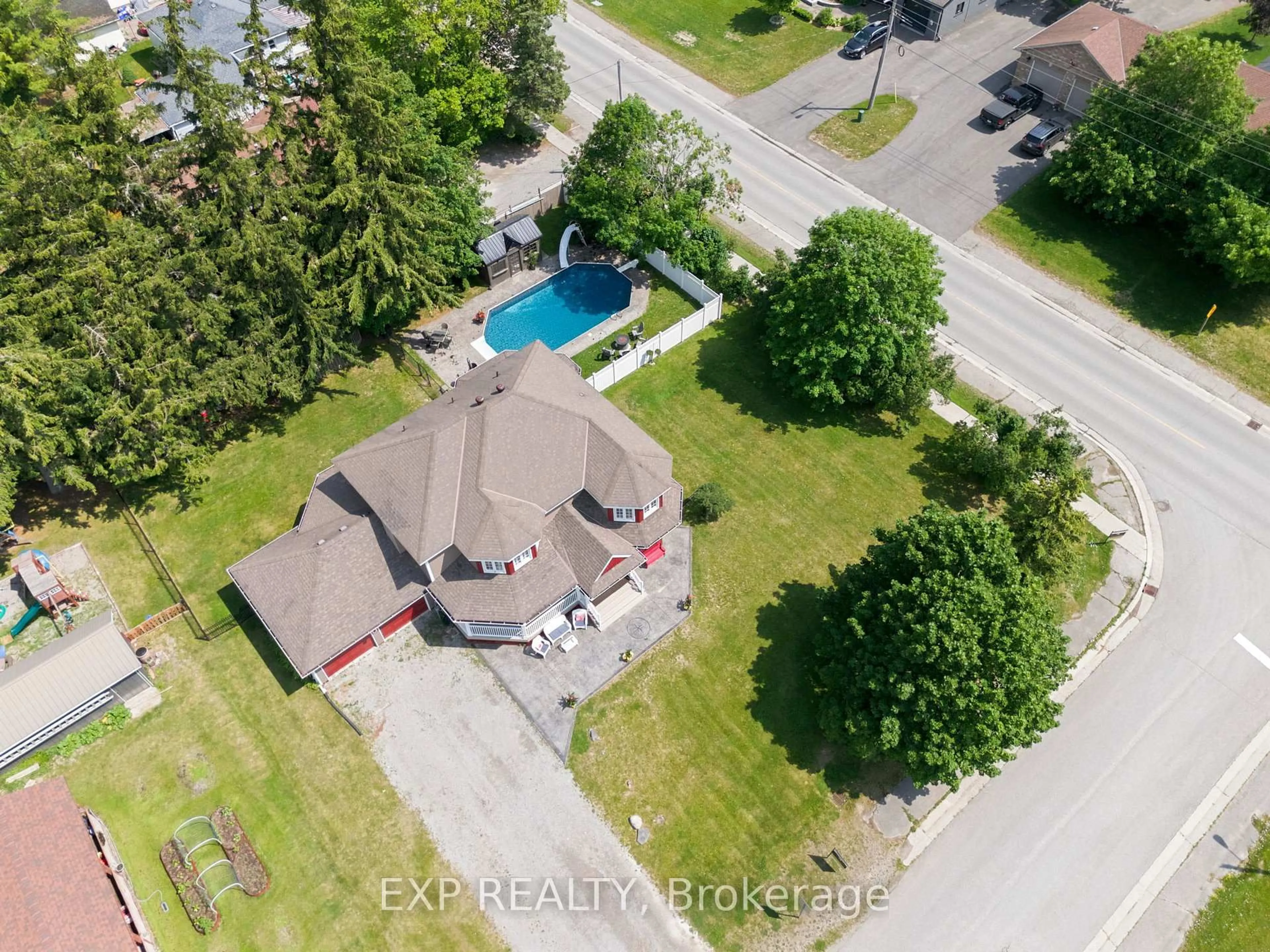 A pic from outside/outdoor area/front of a property/back of a property/a pic from drone, street for 4 Flora St, Kawartha Lakes Ontario K0M 2M0