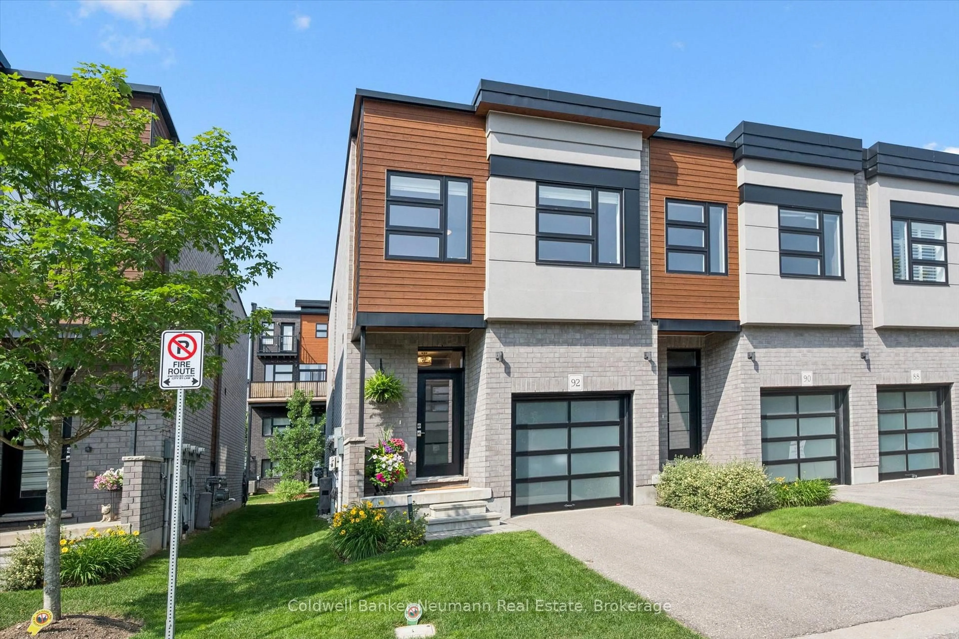 Home with brick exterior material, street for 60 Arkell Rd #92, Guelph Ontario N1L 0N8