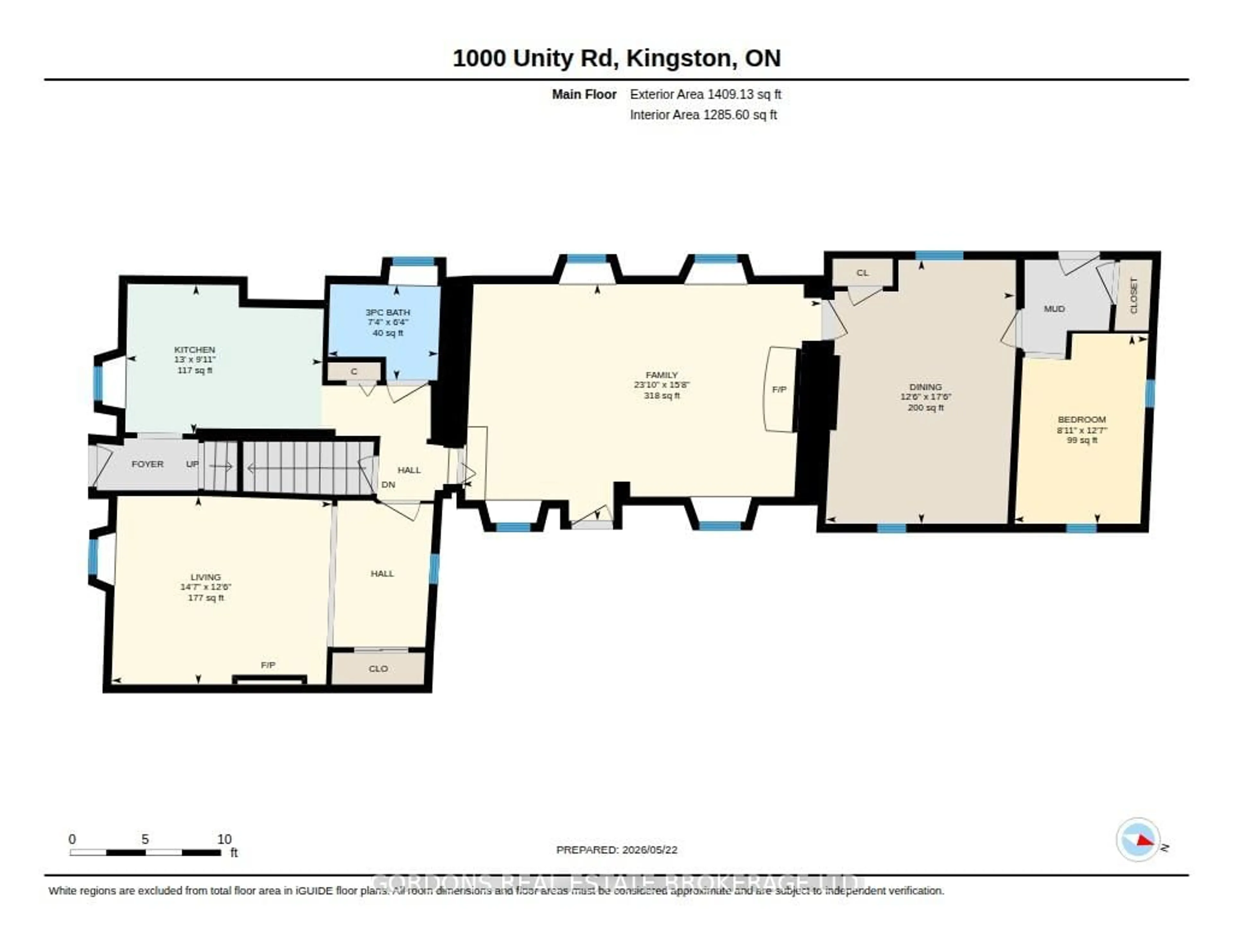 Floor plan for 1000 Unity Rd, Kingston Ontario K0H 1S0