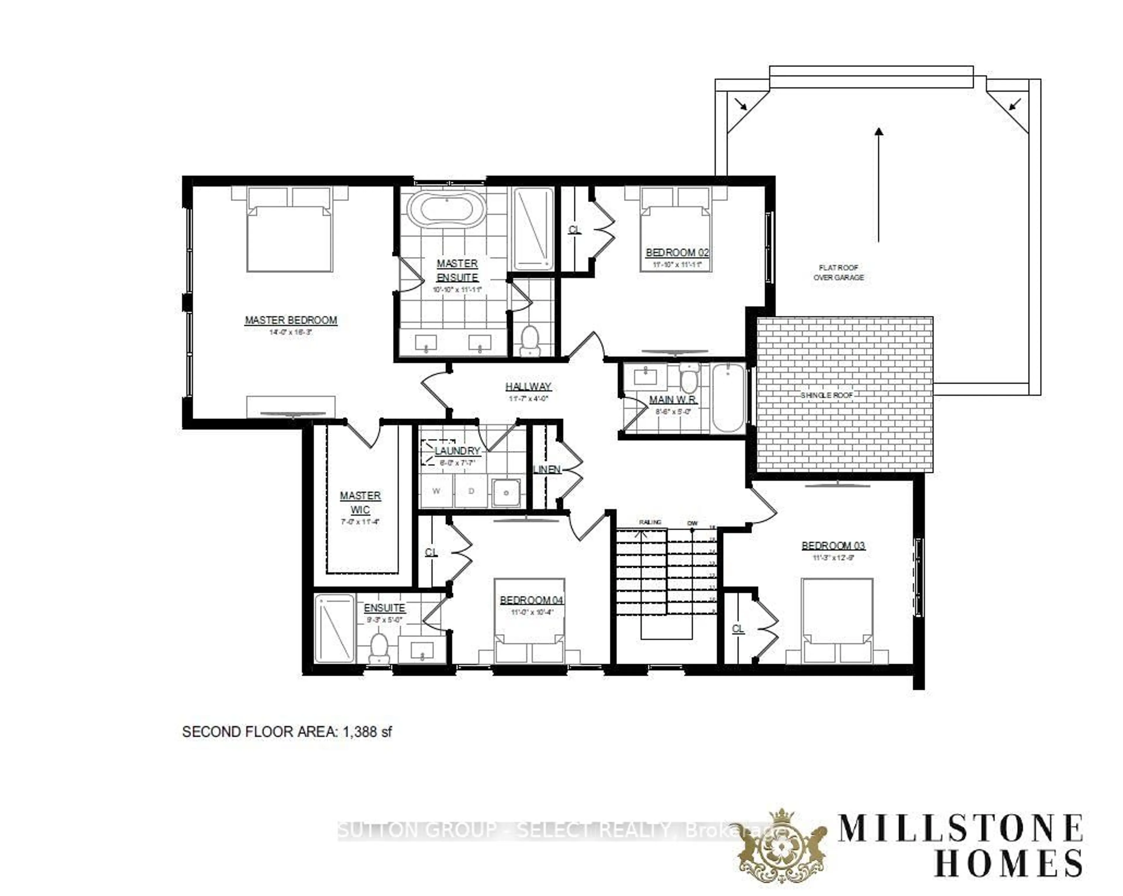 Floor plan for 208 Westbrook Dr, Middlesex Centre Ontario N0L 1R0