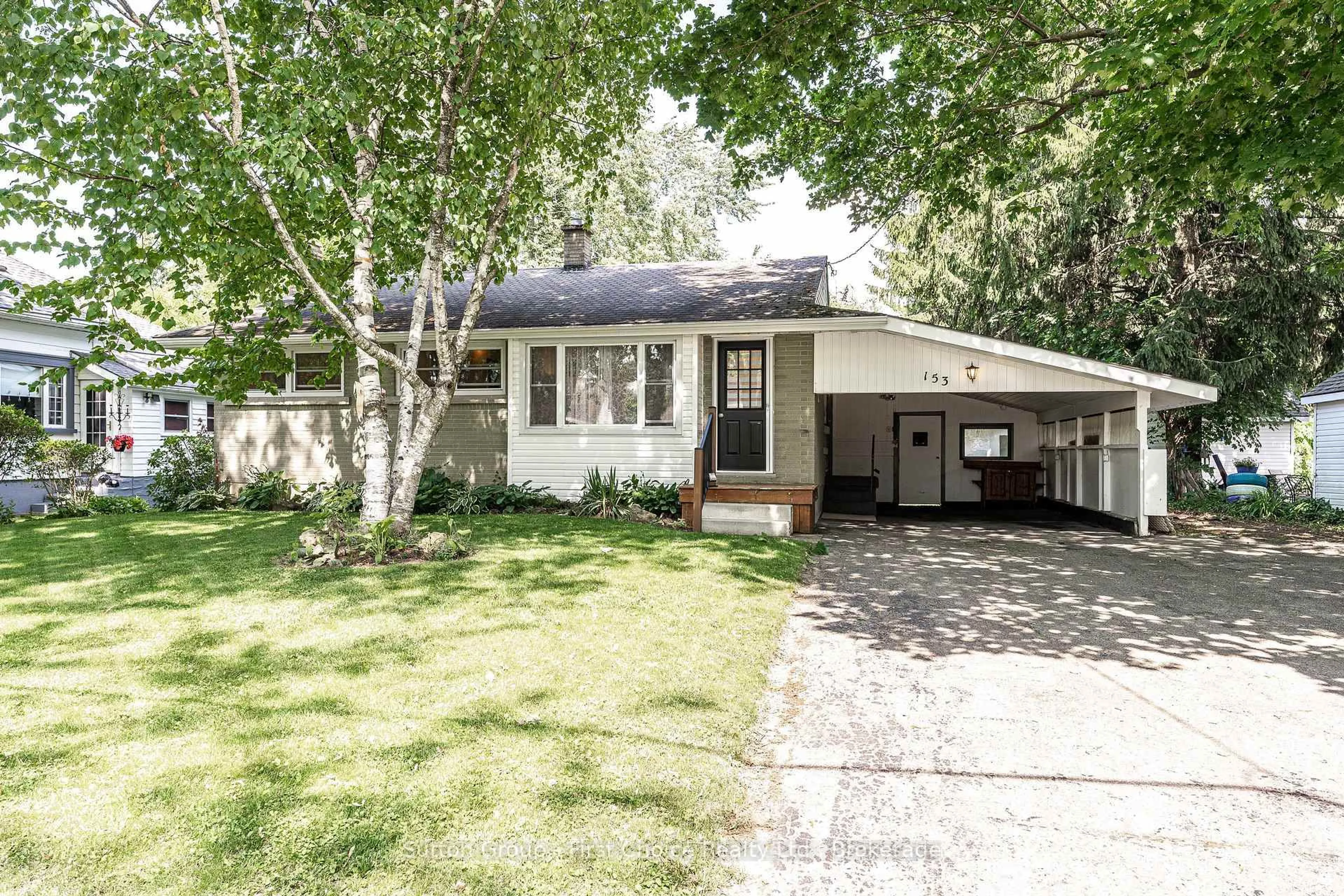 Home with vinyl exterior material, street for 153 Home St, Stratford Ontario N5A 2A2
