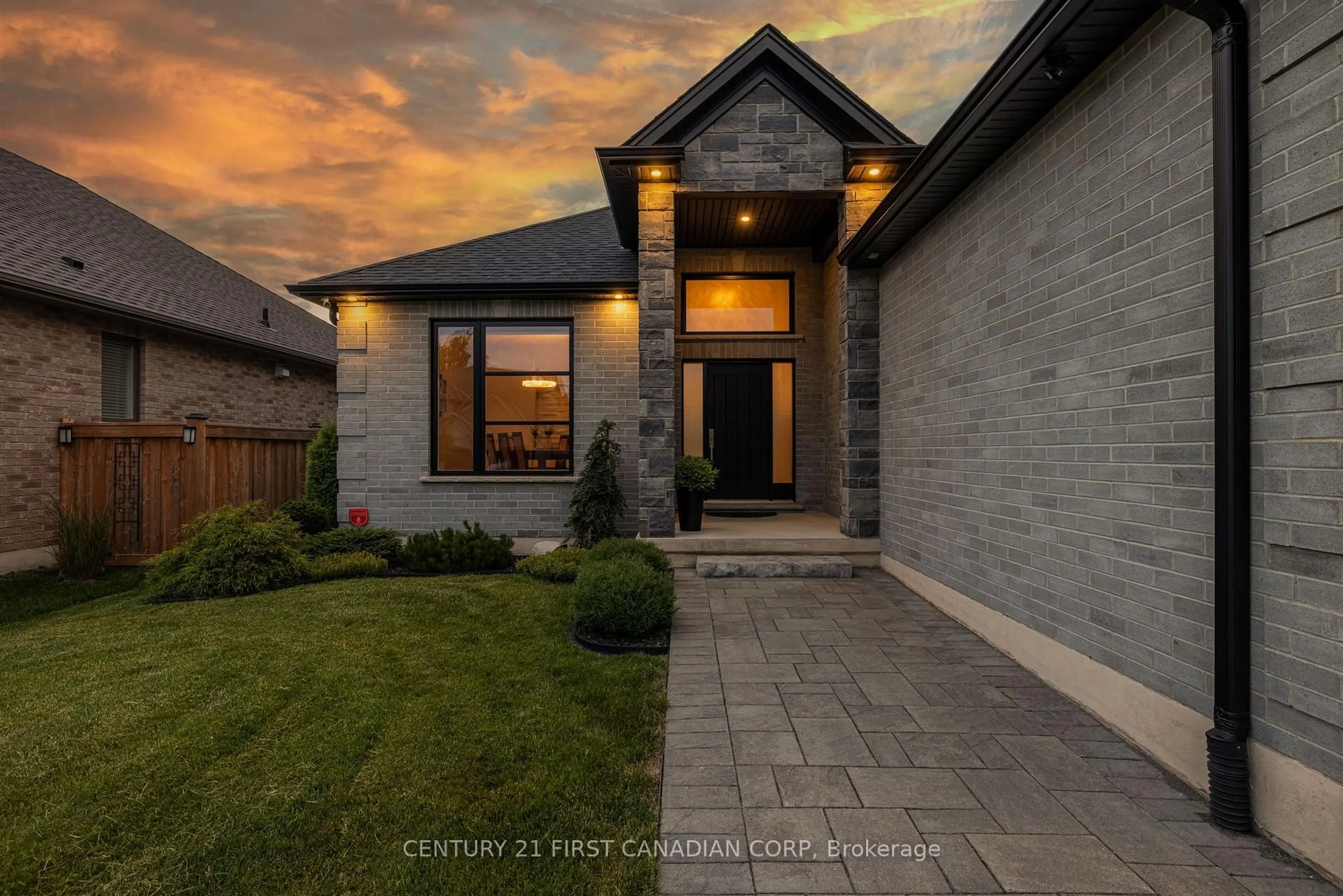 Home with brick exterior material, street for 16 Foxborough Pl, Thames Centre Ontario N0M 2P0