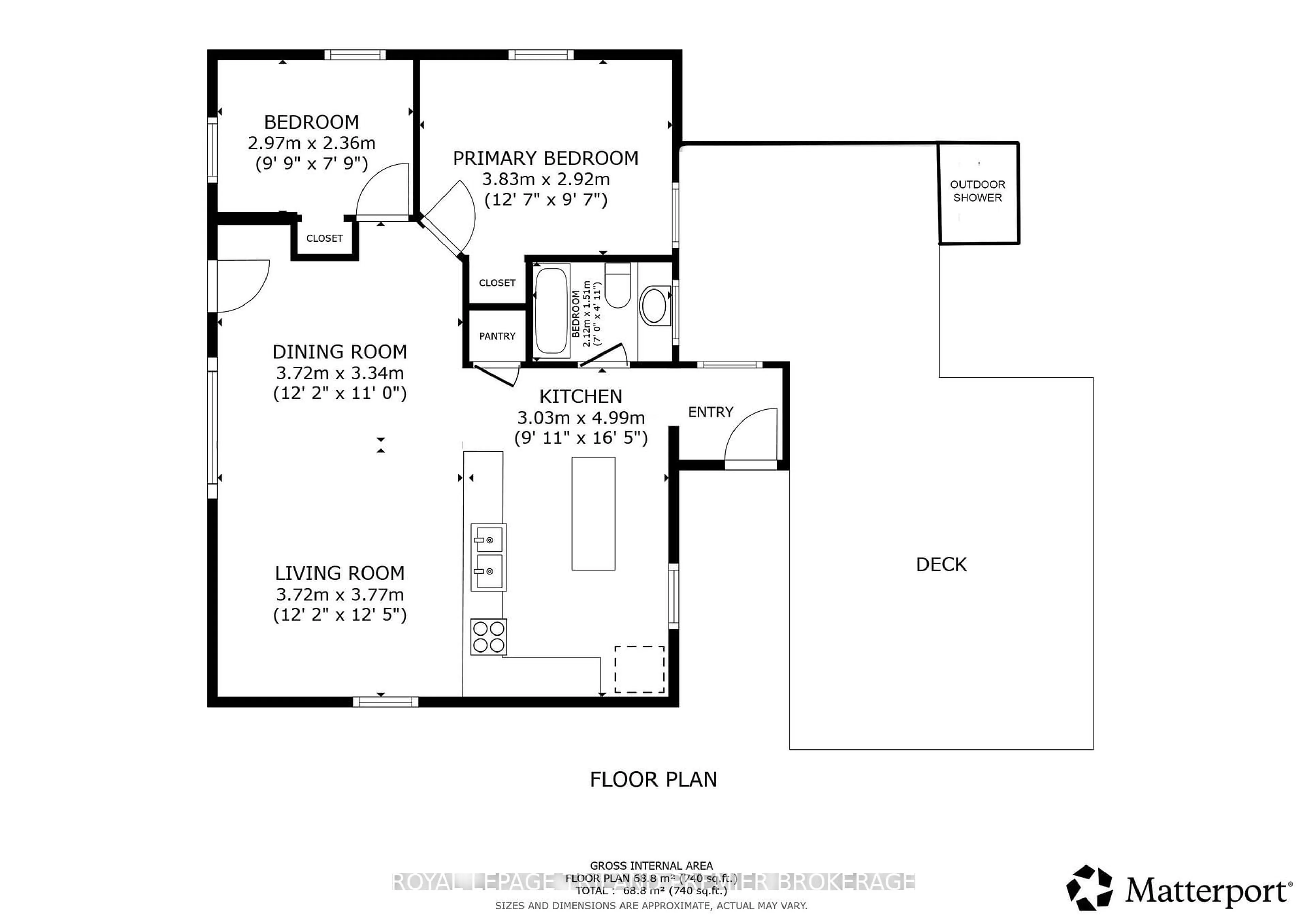 Floor plan for 7755 Patrick St, Lambton Shores Ontario N0M 2L0