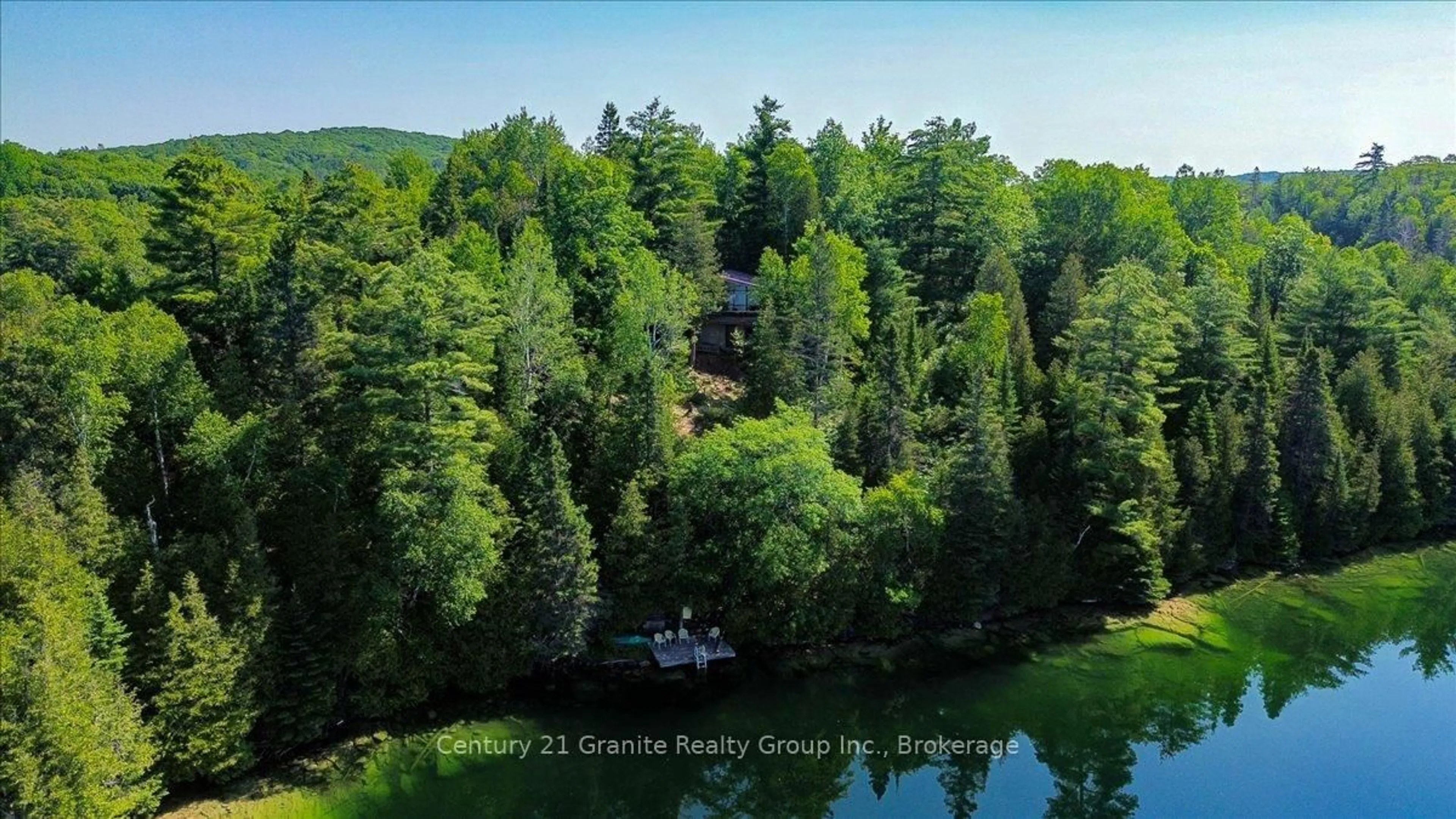 A pic from outside/outdoor area/front of a property/back of a property/a pic from drone, water/lake/river/ocean view for 88 C Rocky Dr, Bancroft Ontario K0L 1C0