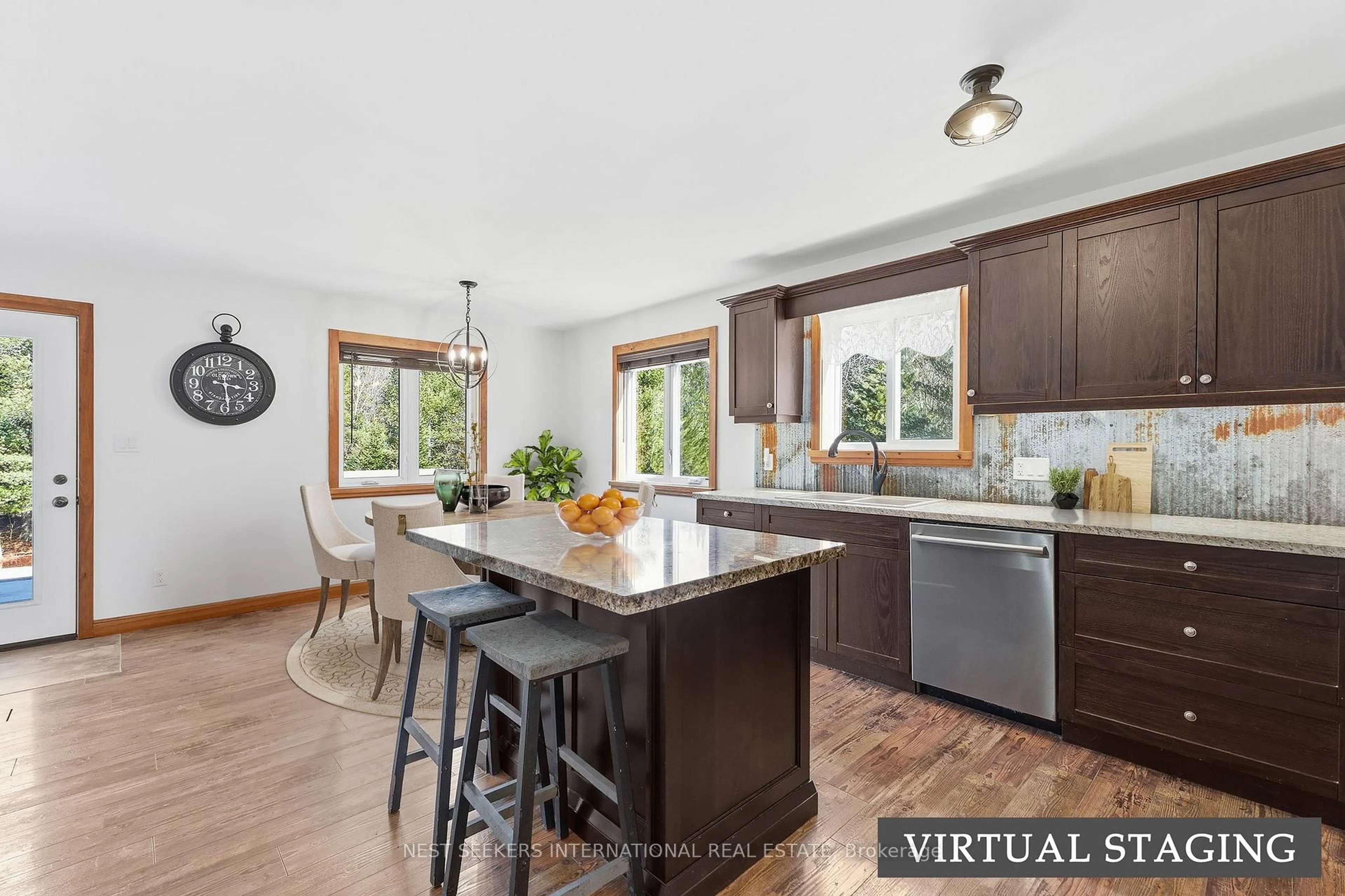 Open concept kitchen, unknown for 3184 Ravenscliffe Rd, Huntsville Ontario P1H 2J2