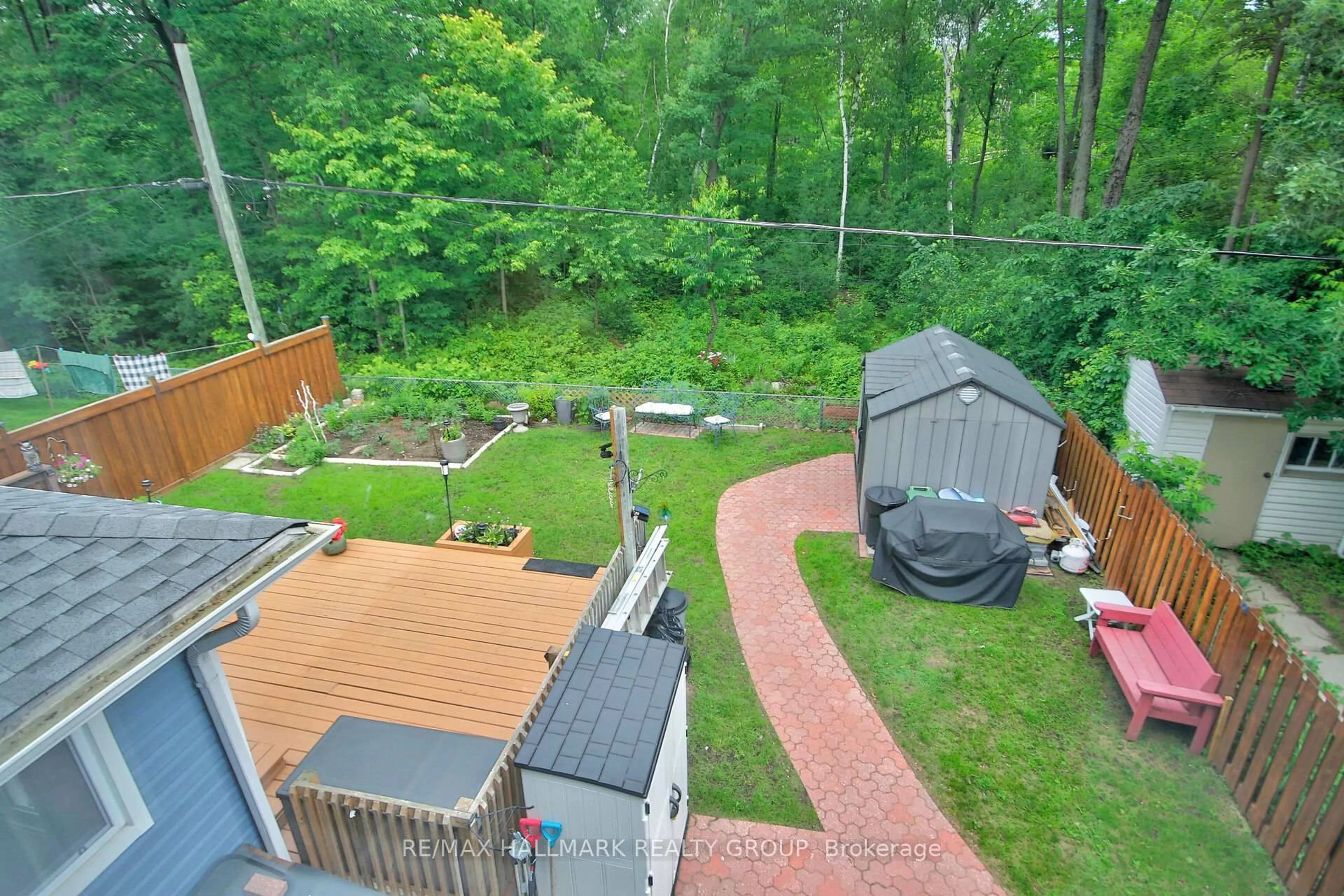 Patio, forest/trees view for 1965 Rosebella Ave, Ottawa Ontario K1T 1G6
