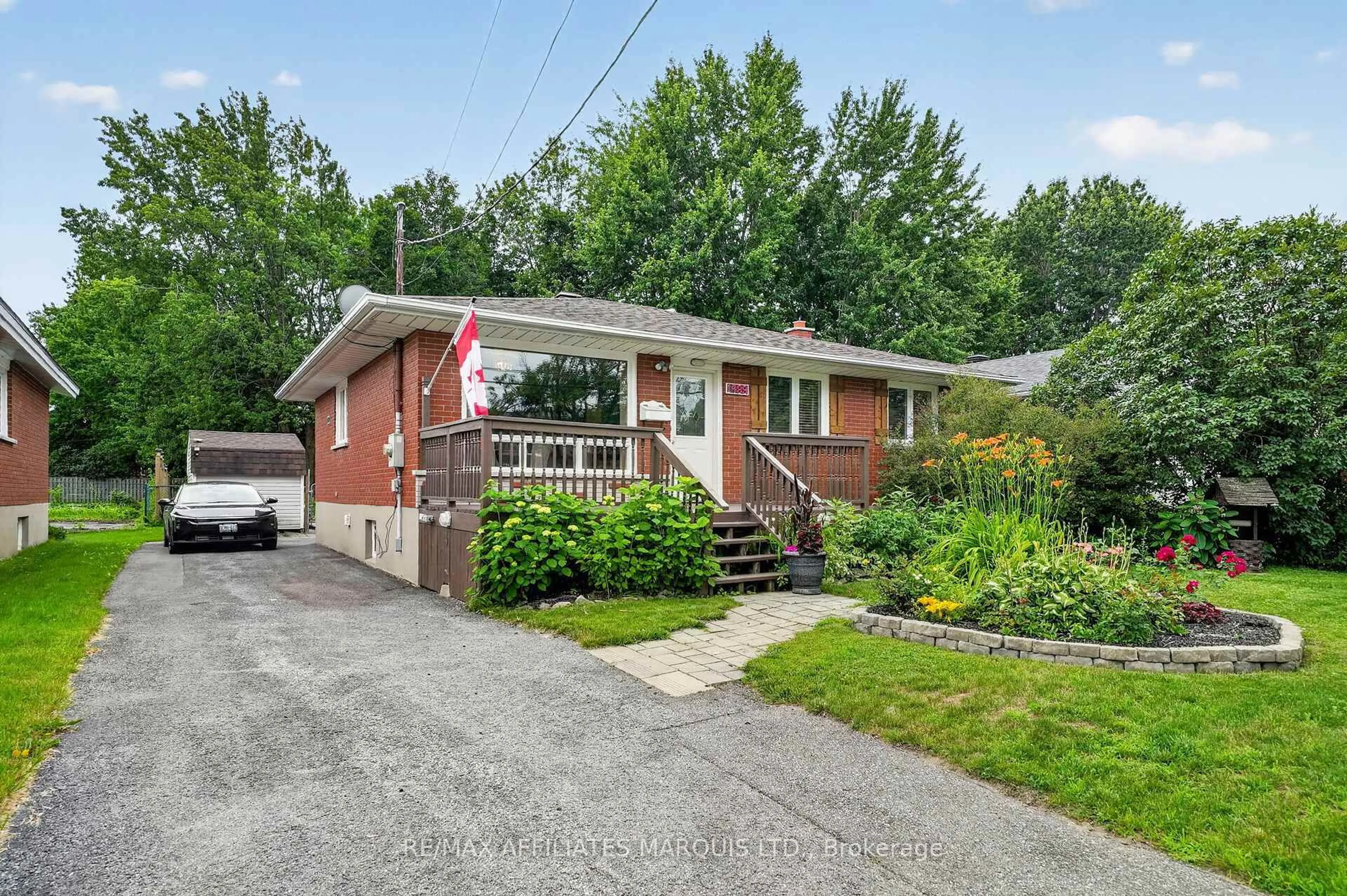 Home with brick exterior material, street for 1489 Holy Cross Blvd, Cornwall Ontario K6H 2W9