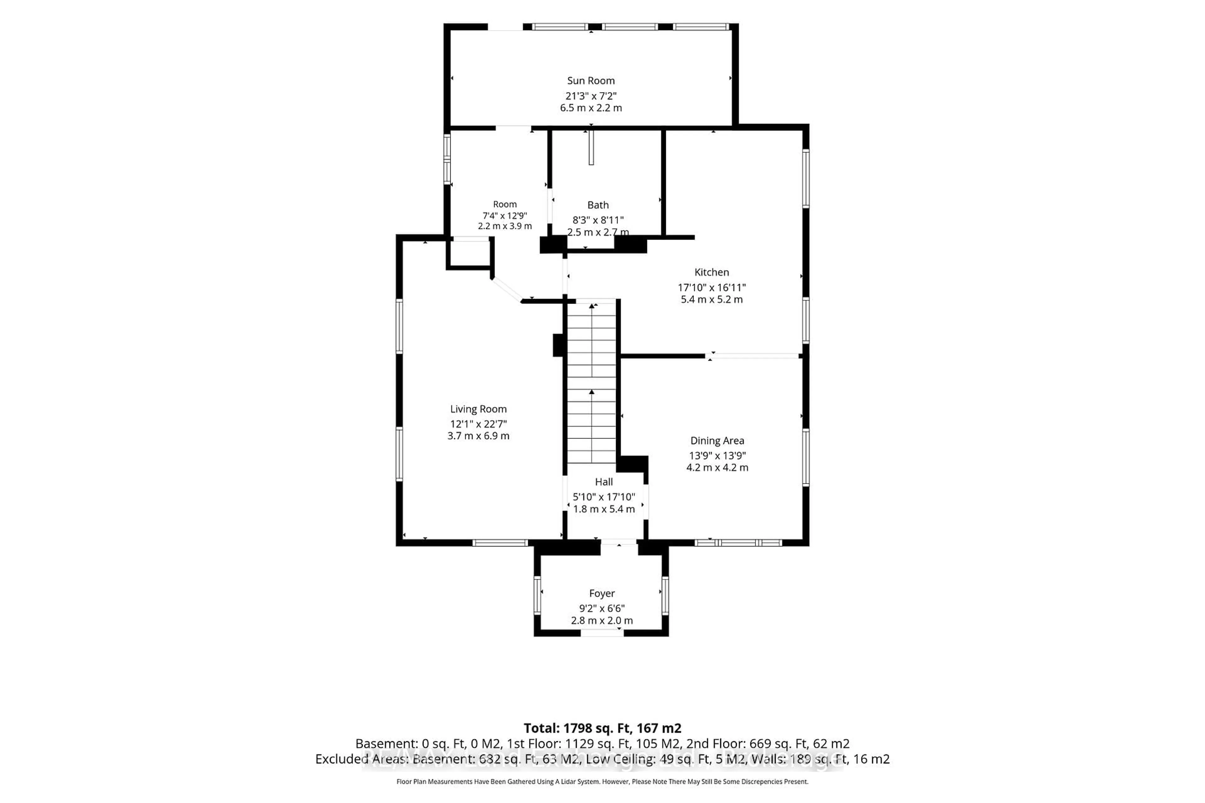 Floor plan for 447 Goderich St, Saugeen Shores Ontario N0H 2C4