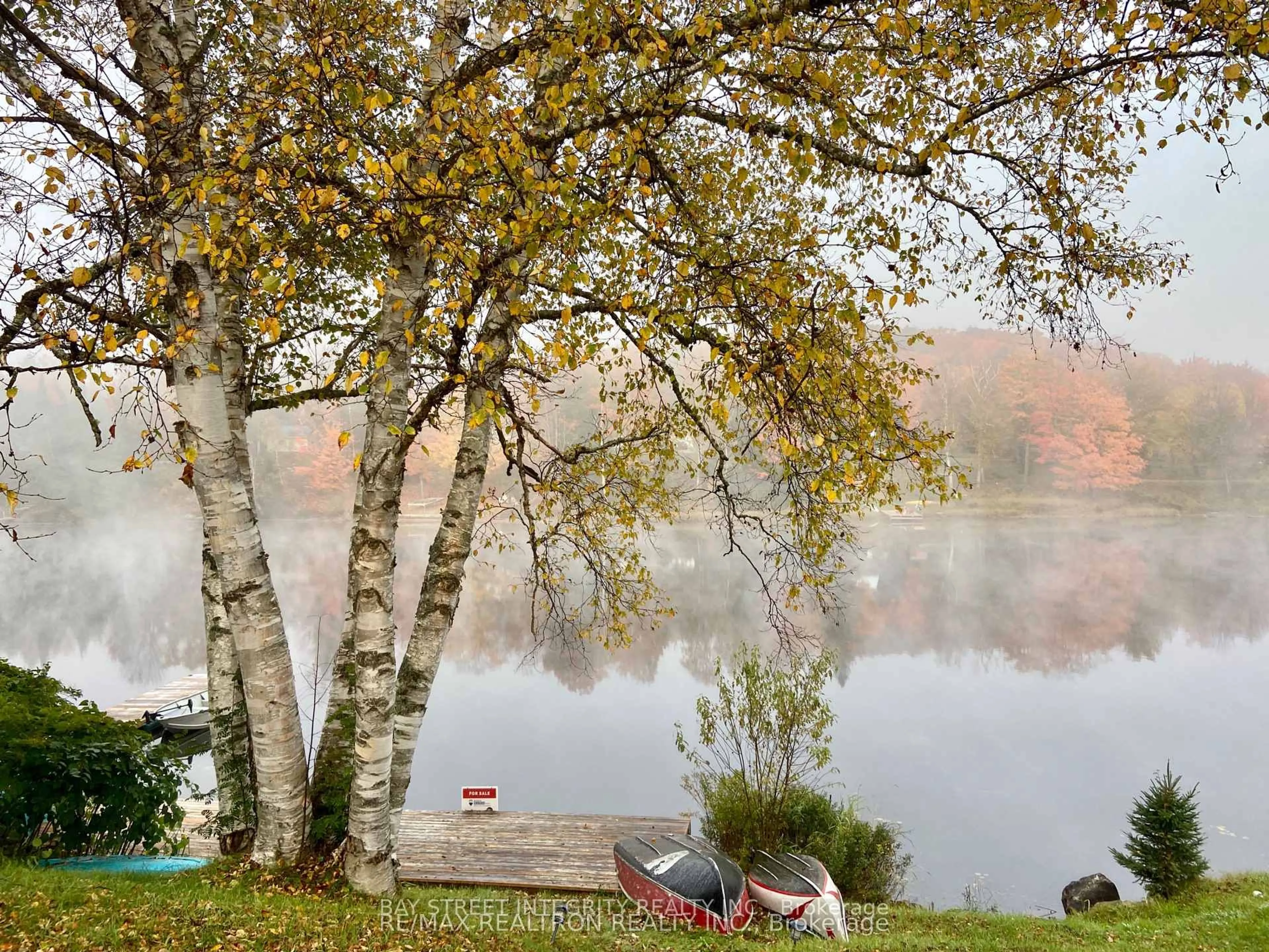 Patio, water/lake/river/ocean view for 62 Ottawa St, South Algonquin Ontario K0J 2M0