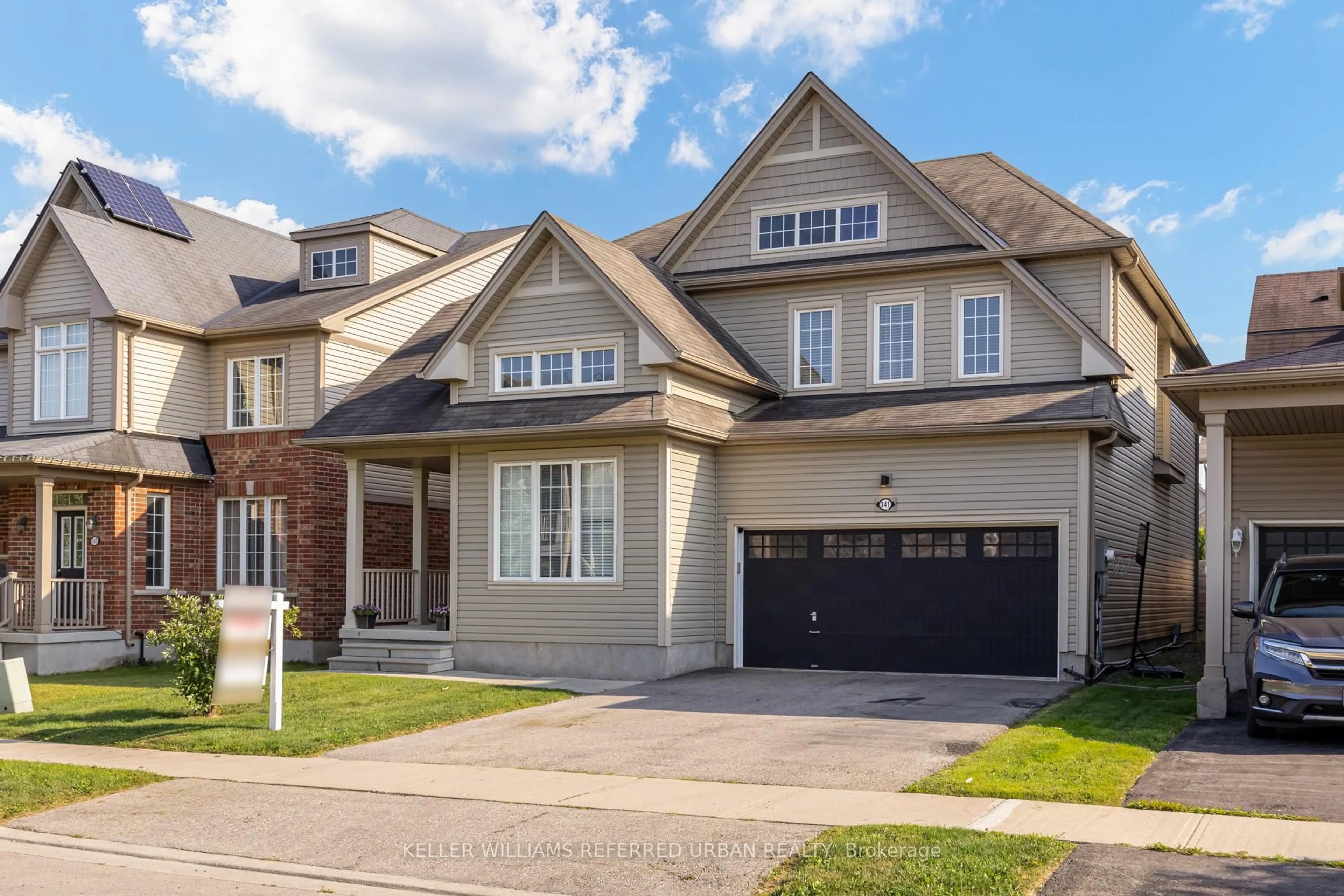 Home with brick exterior material, street for 141 Whitwell Way, Hamilton Ontario L0R 1C0