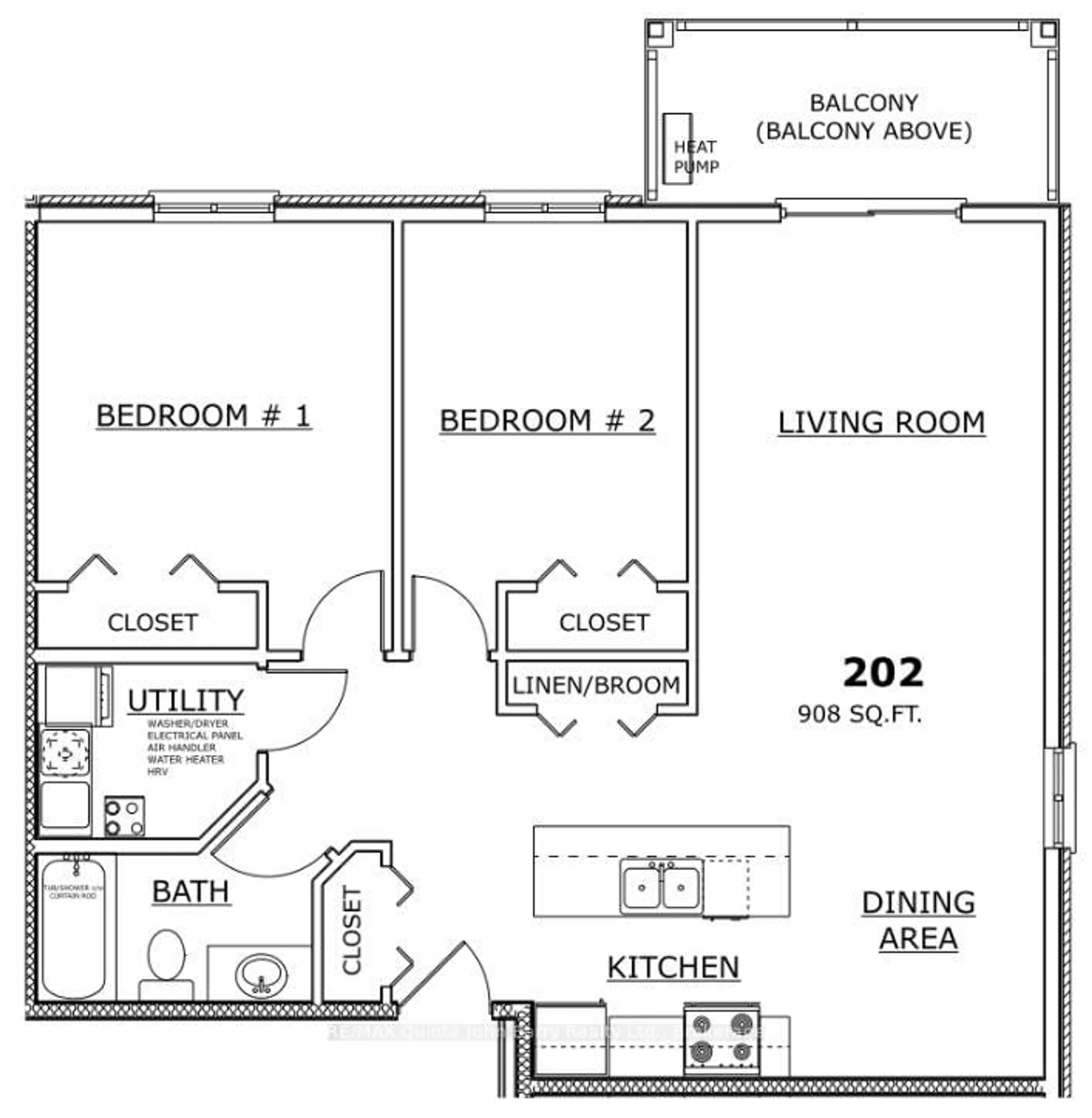 Floor plan for 202-10 Hillside Meadow Dr, Quinte West Ontario K8V 0J7