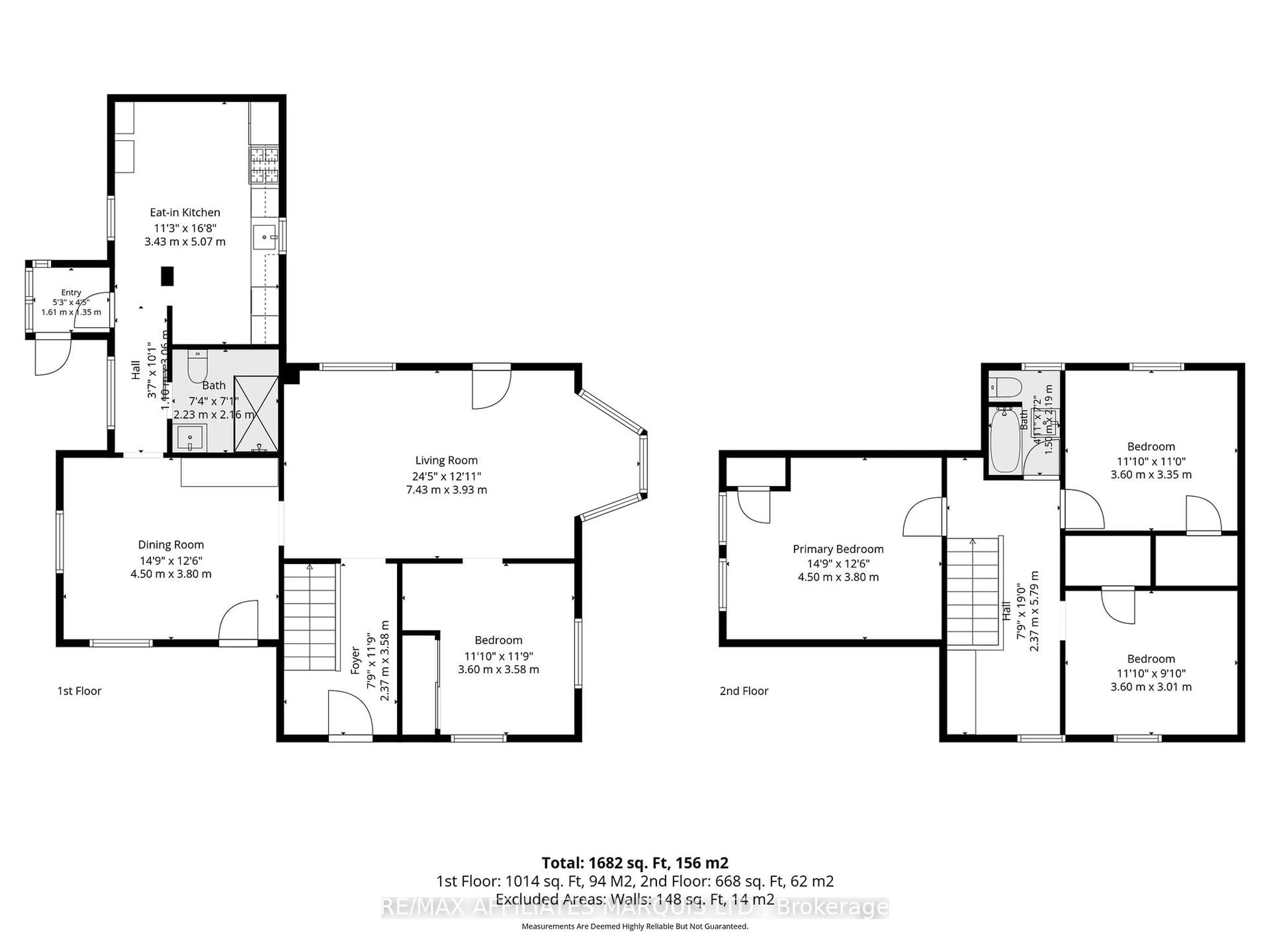 Floor plan for 326 Third St, Cornwall Ontario K6H 2E4