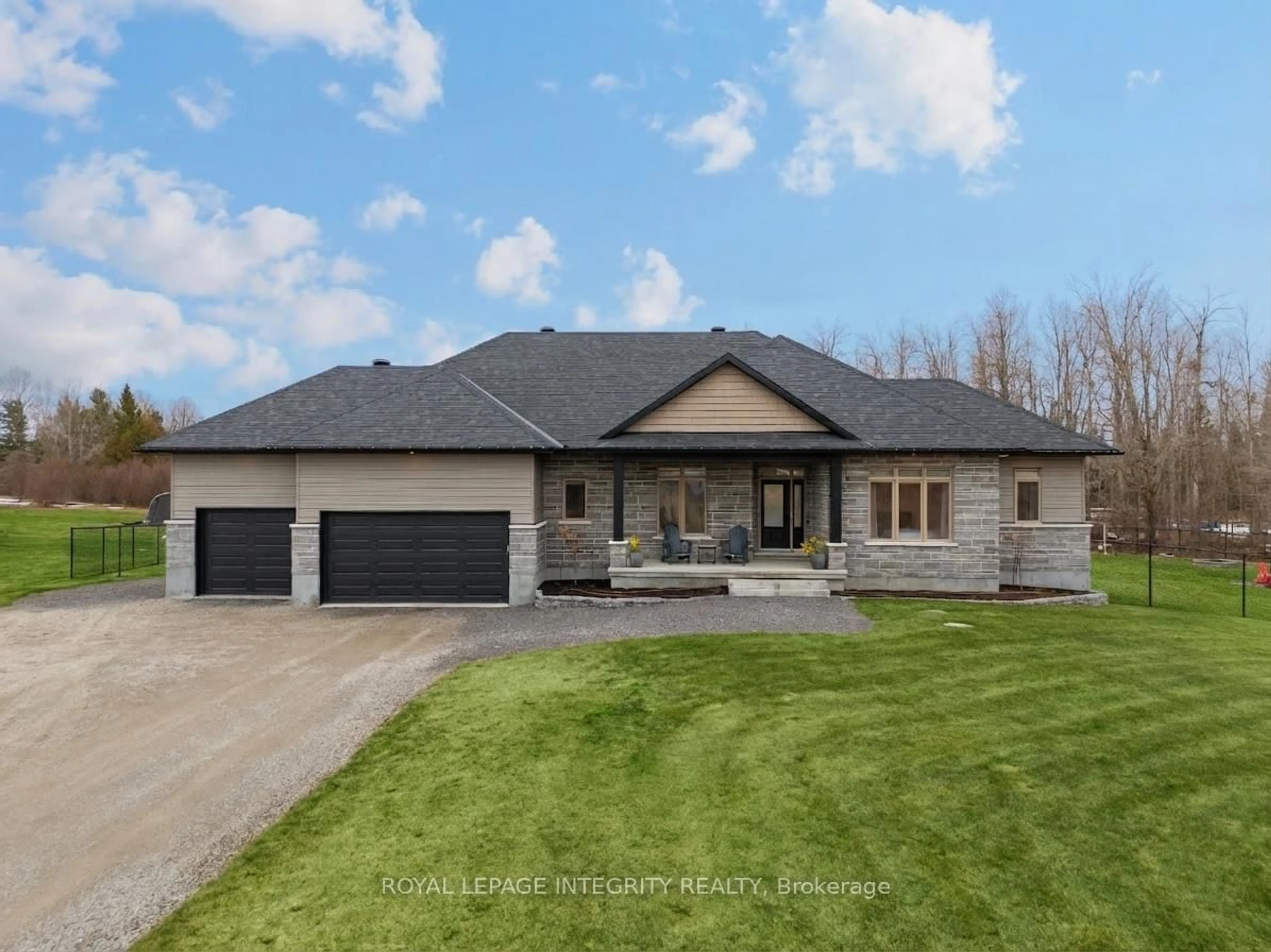 Home with brick exterior material, street for 444 EJ's Lane, Smiths Falls Ontario K7A 4S7