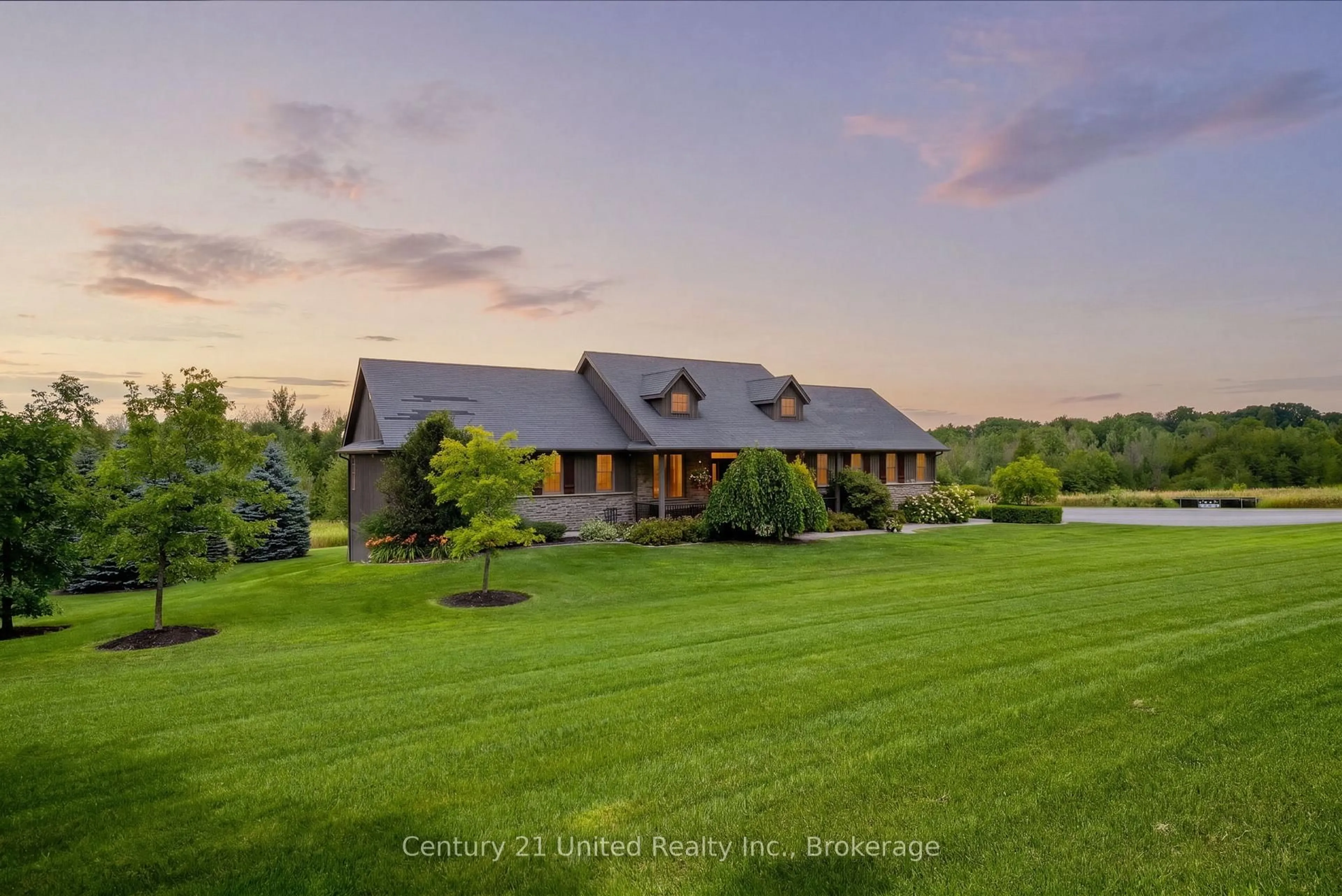 A pic from outside/outdoor area/front of a property/back of a property/a pic from drone, mountain view for 2300 Victoria Rd, Prince Edward County Ontario K0K 1L0