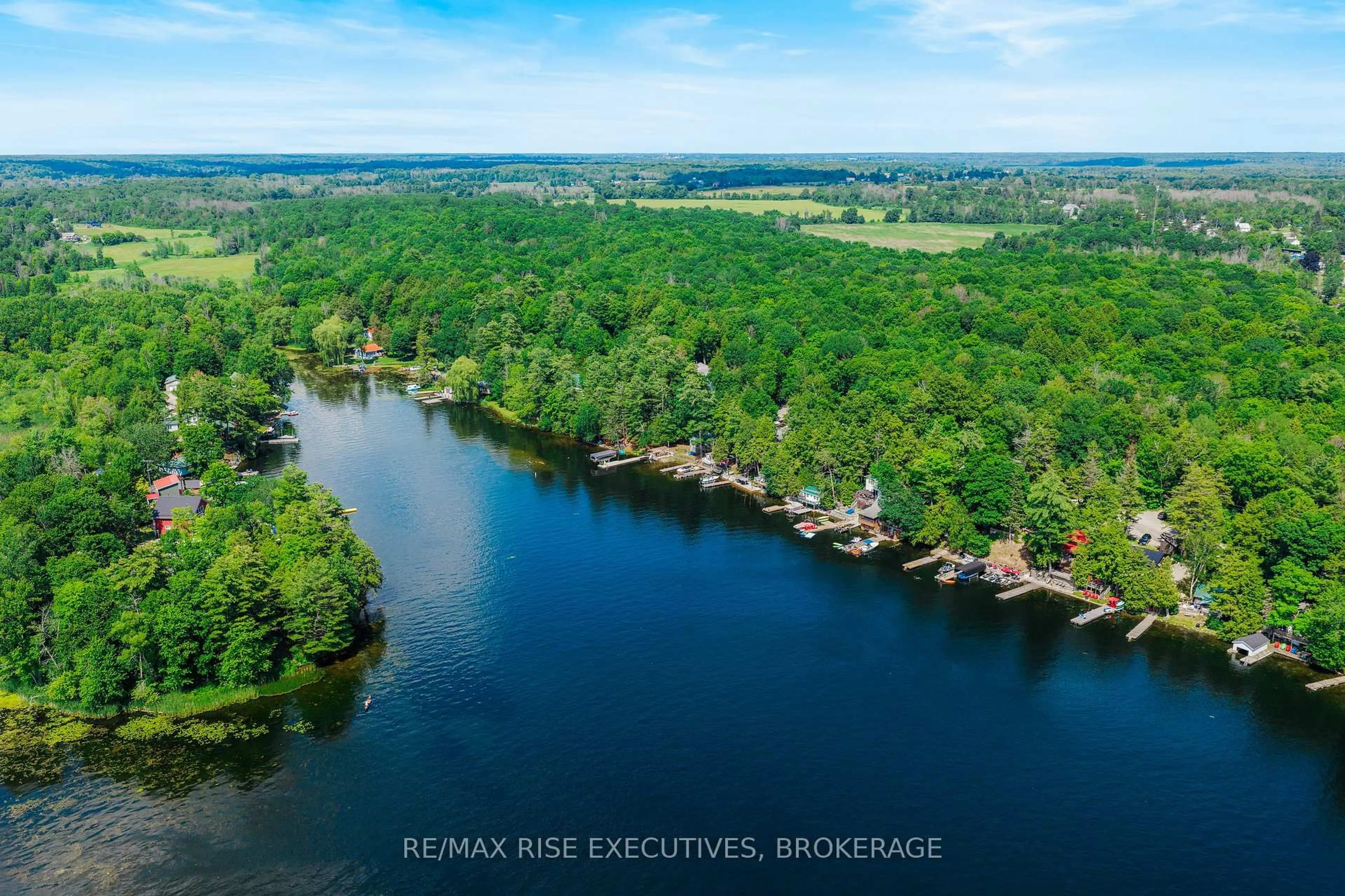 A pic from outside/outdoor area/front of a property/back of a property/a pic from drone, water/lake/river/ocean view for 973 Foster Bay Lane, Leeds and the Thousand Islands Ontario K0E 1B0