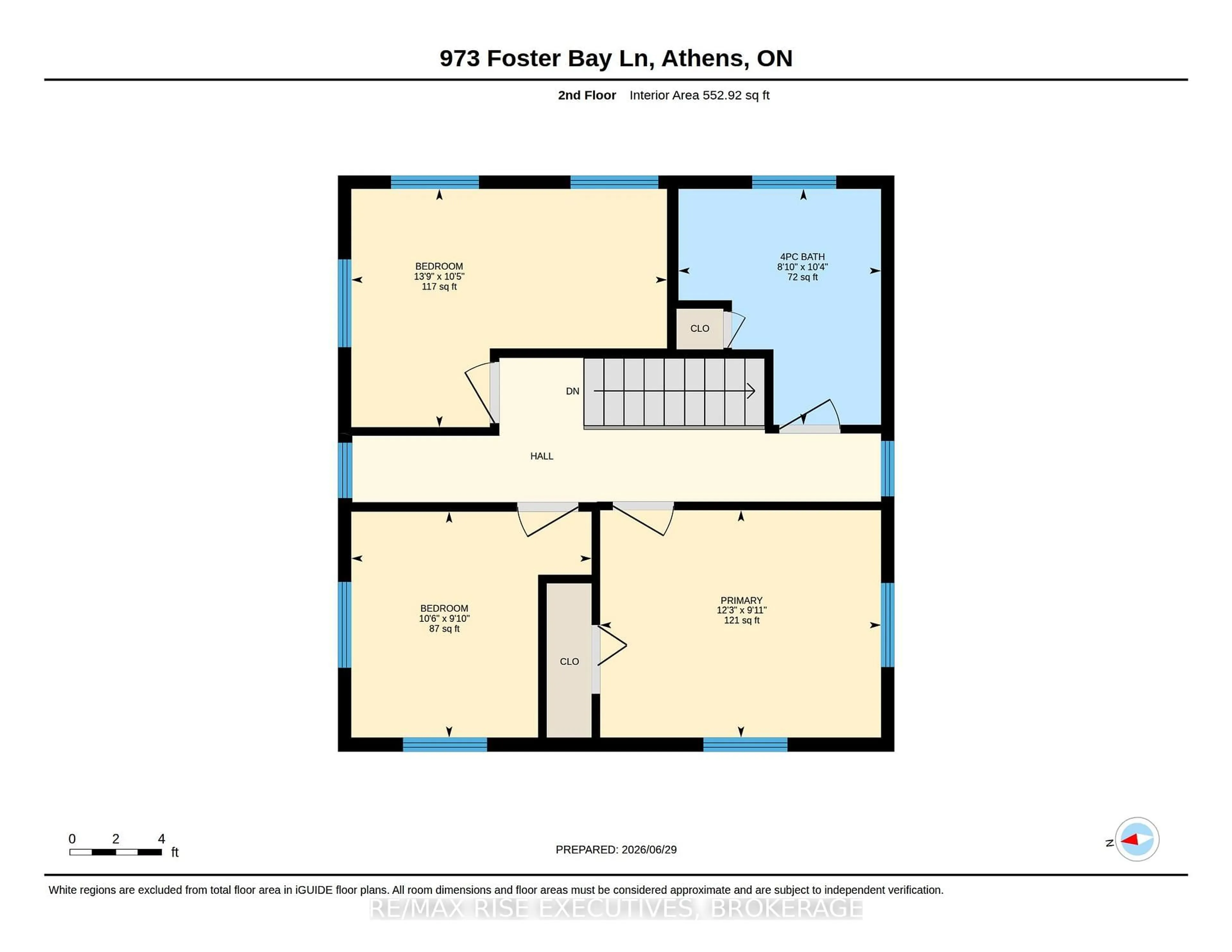 Floor plan for 973 Foster Bay Lane, Leeds and the Thousand Islands Ontario K0E 1B0