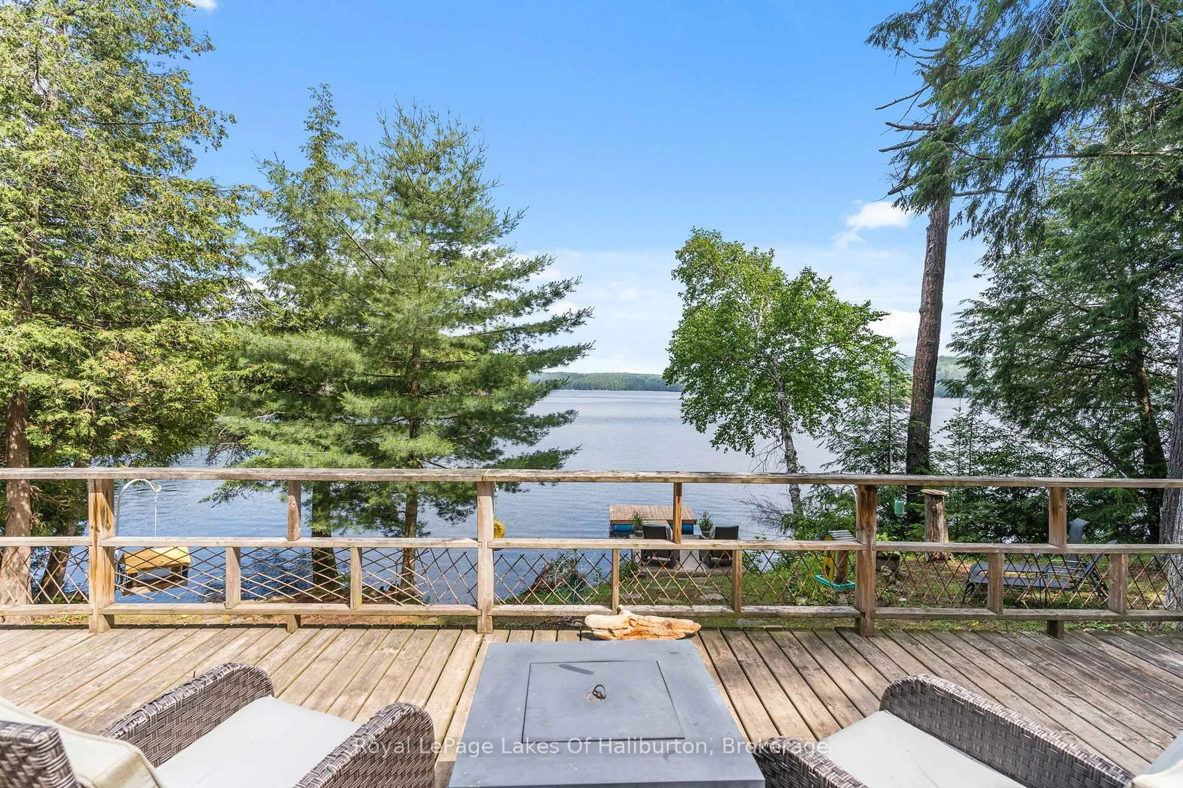 Patio, water/lake/river/ocean view for 1500 Tennyson Rd, Minden Hills Ontario K0M 2K0