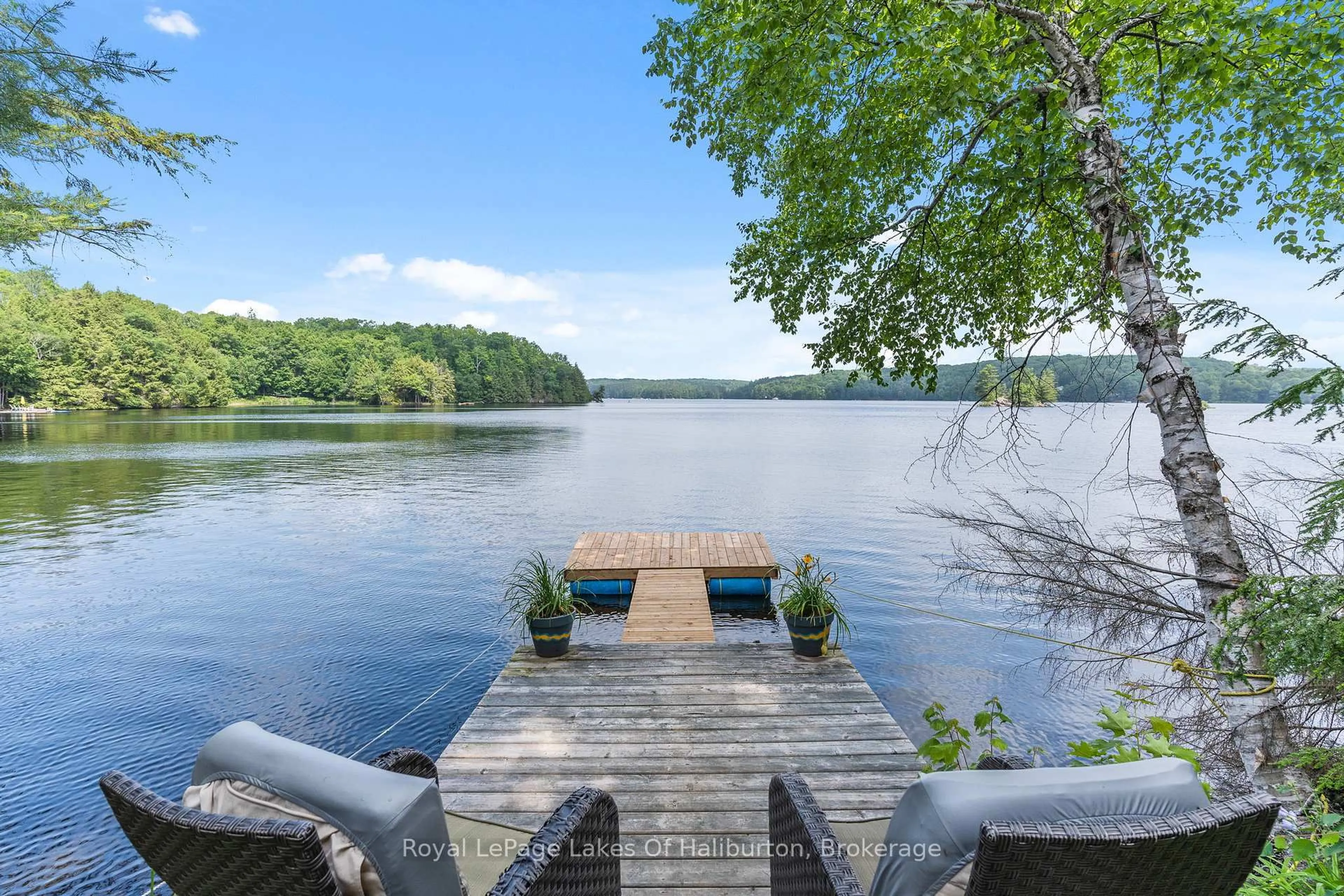 Patio, water/lake/river/ocean view for 1500 Tennyson Rd, Minden Hills Ontario K0M 2K0