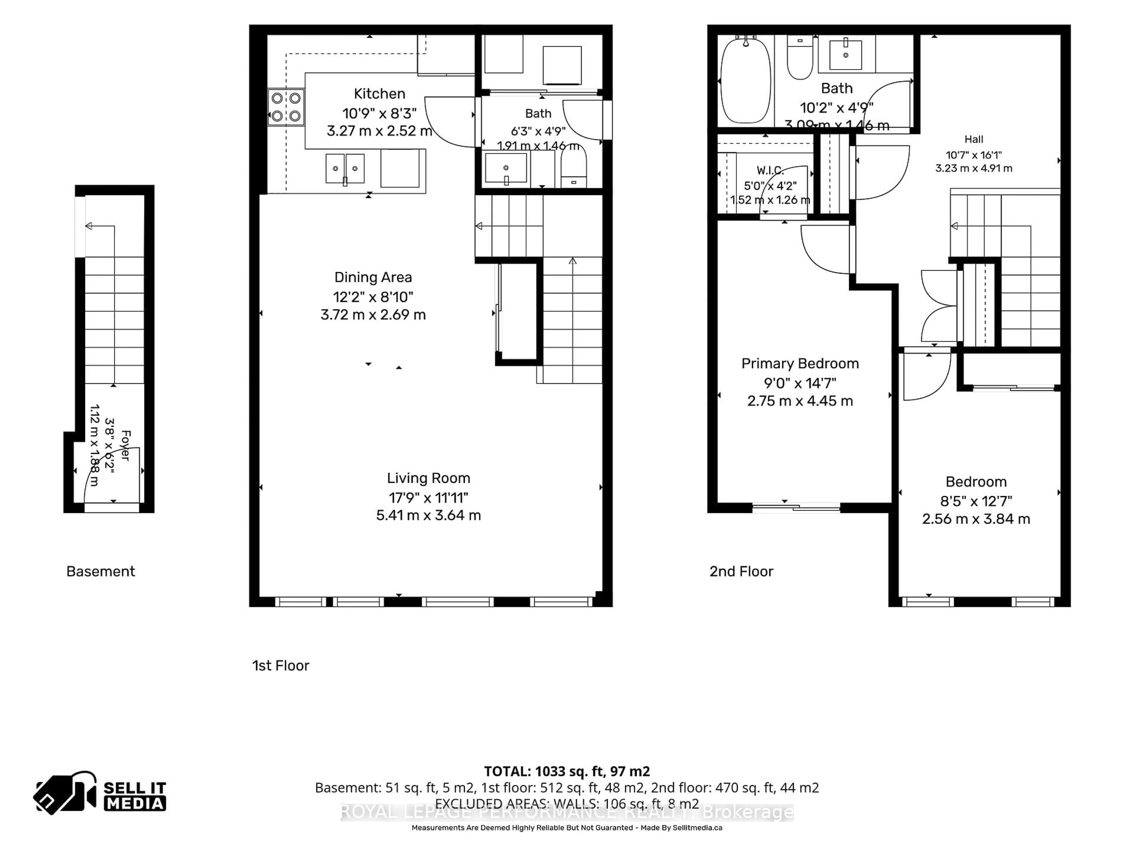Floor plan for 285 Titanium Private #B, Ottawa Ontario K1C 0A5