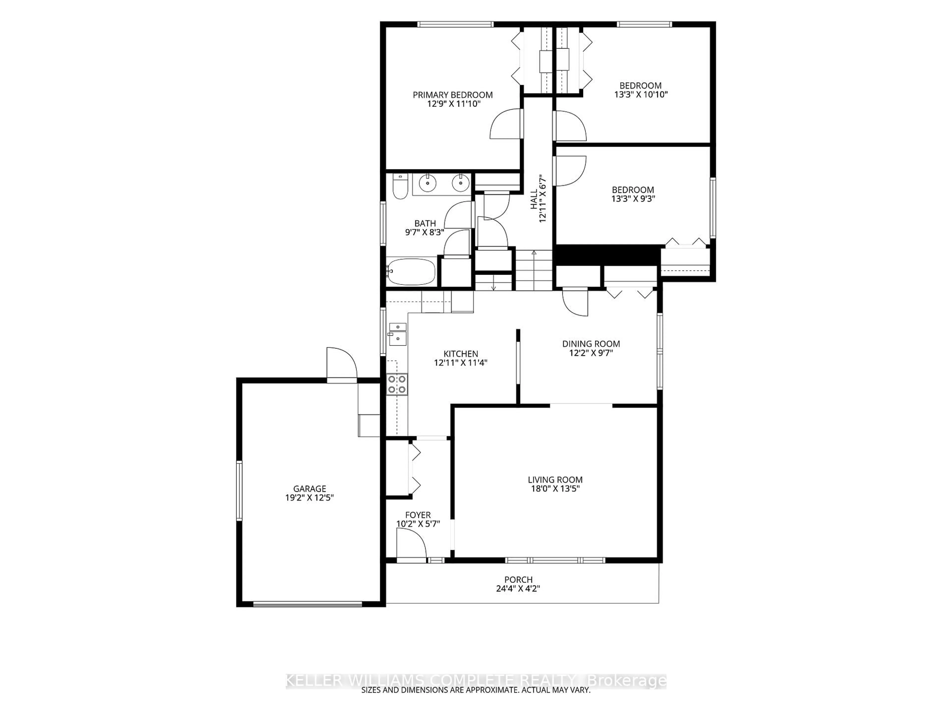 Floor plan for 30 Greenwood Tr, Brantford Ontario N3R 6G5