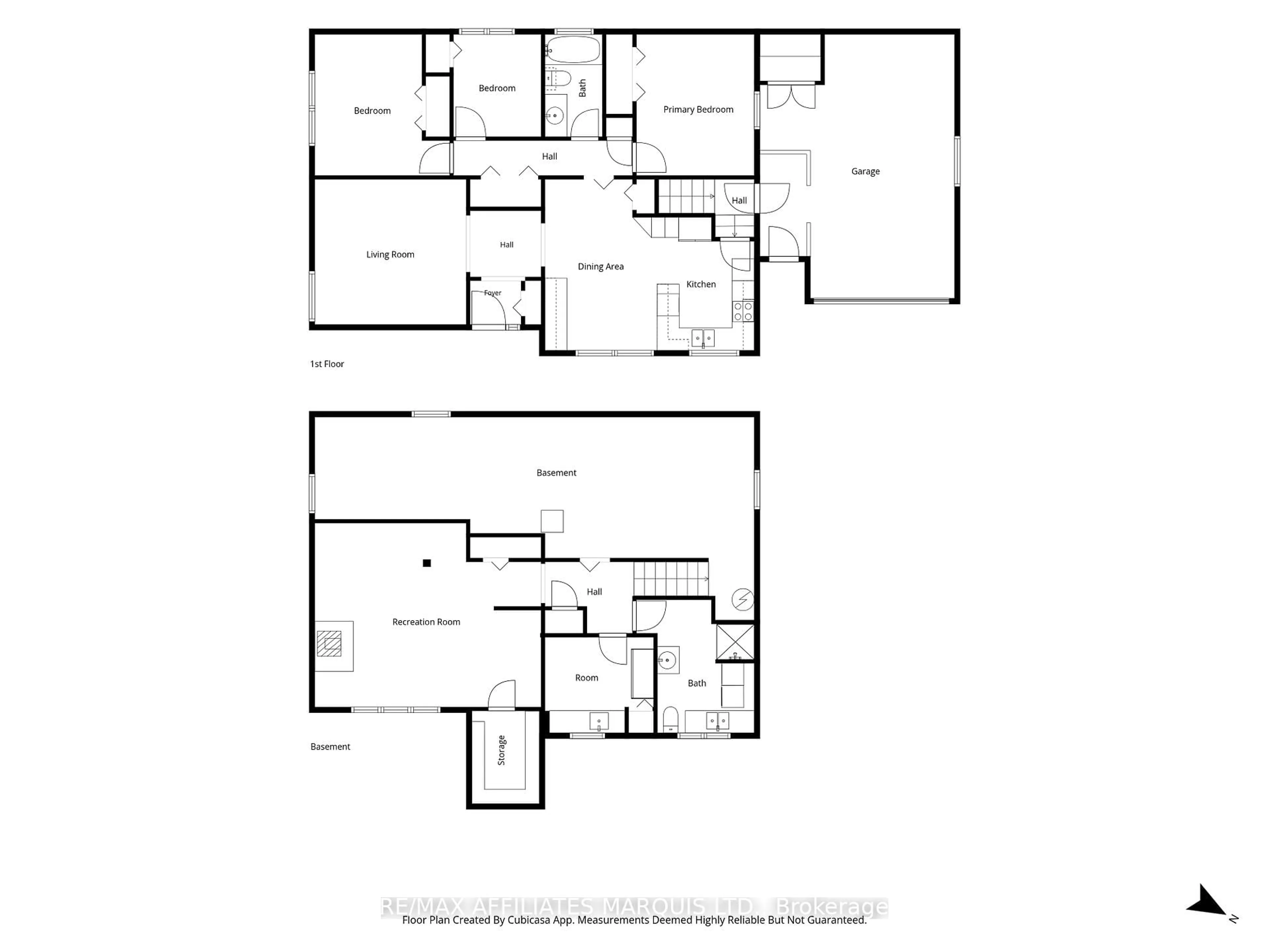 Floor plan for 1208 Third St, Cornwall Ontario K6H 2G2
