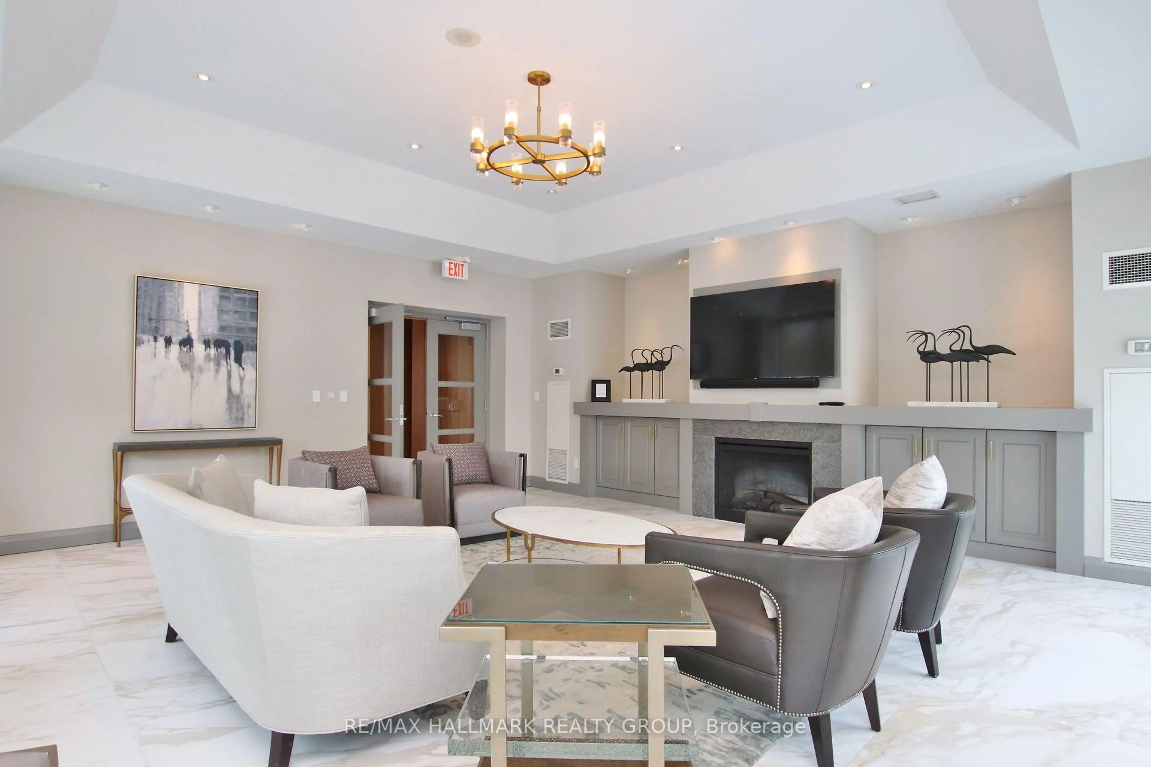 Living room with furniture, unknown for 38 Metropole Private #1704, Ottawa Ontario K1Z 1E9
