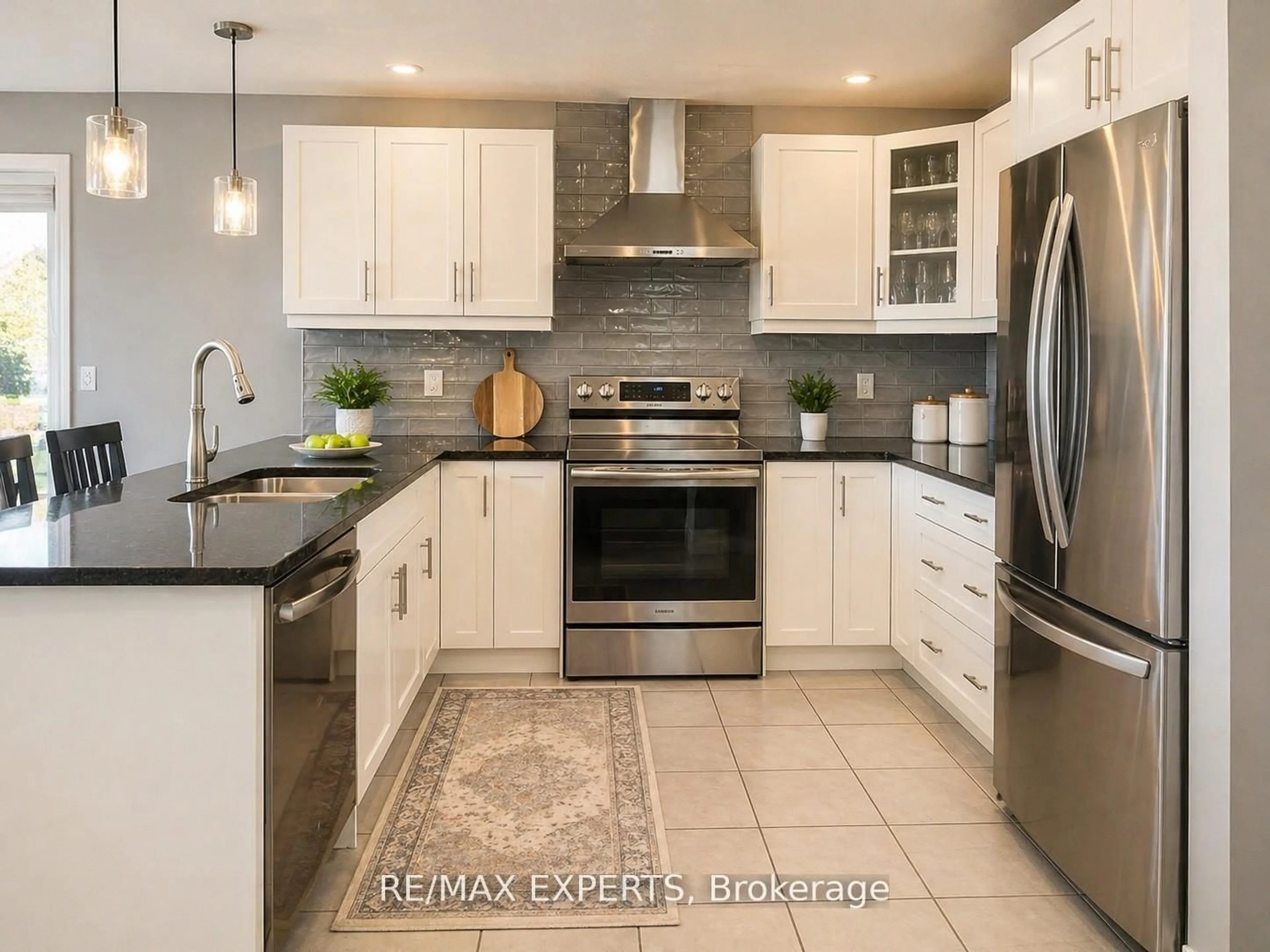 Contemporary kitchen, ceramic/tile floor for 150 Bridge Cres, Minto Ontario N0G 2P0
