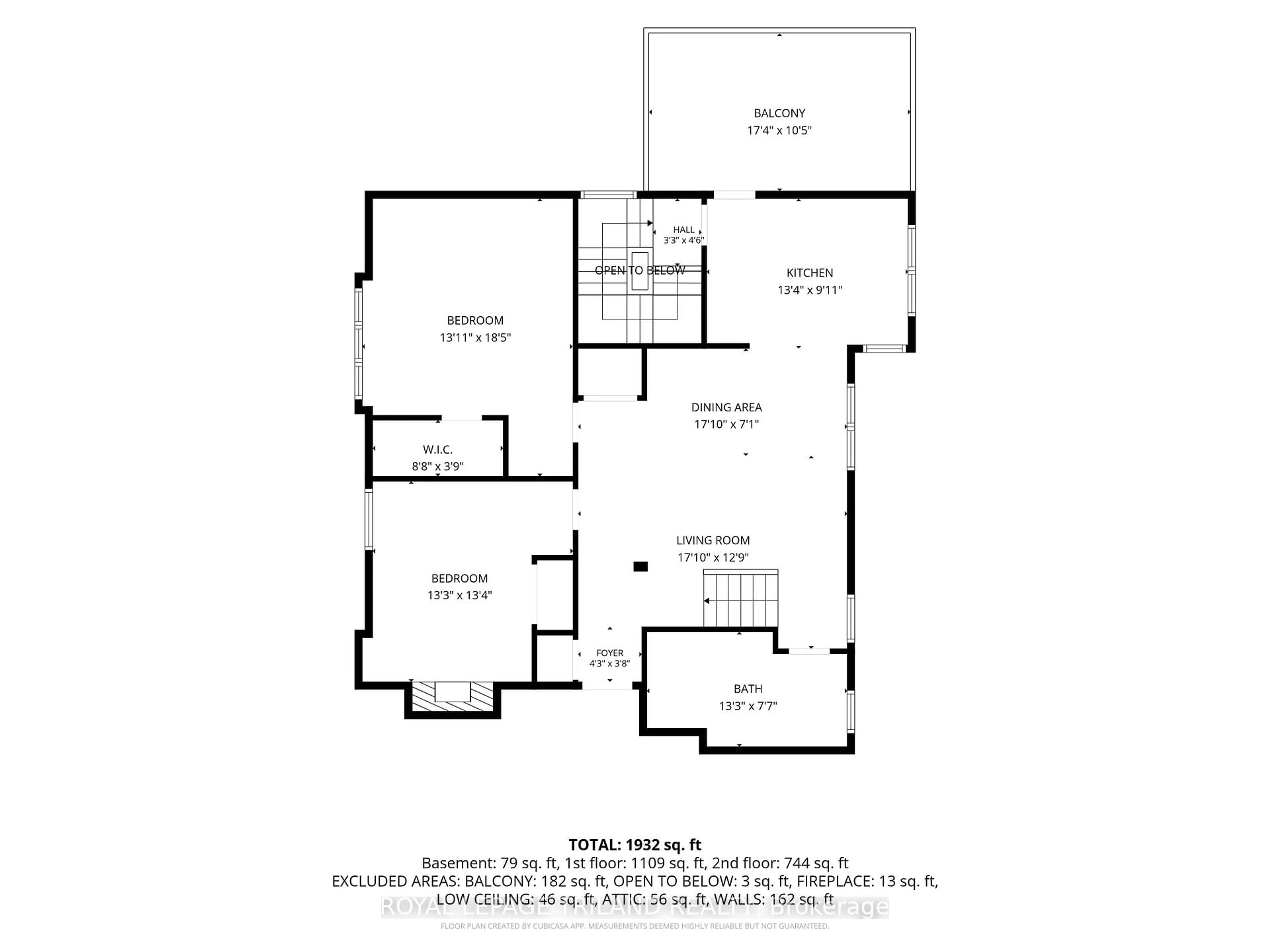 Floor plan for 130 Windsor Cres #3, London South Ontario N6C 1V8