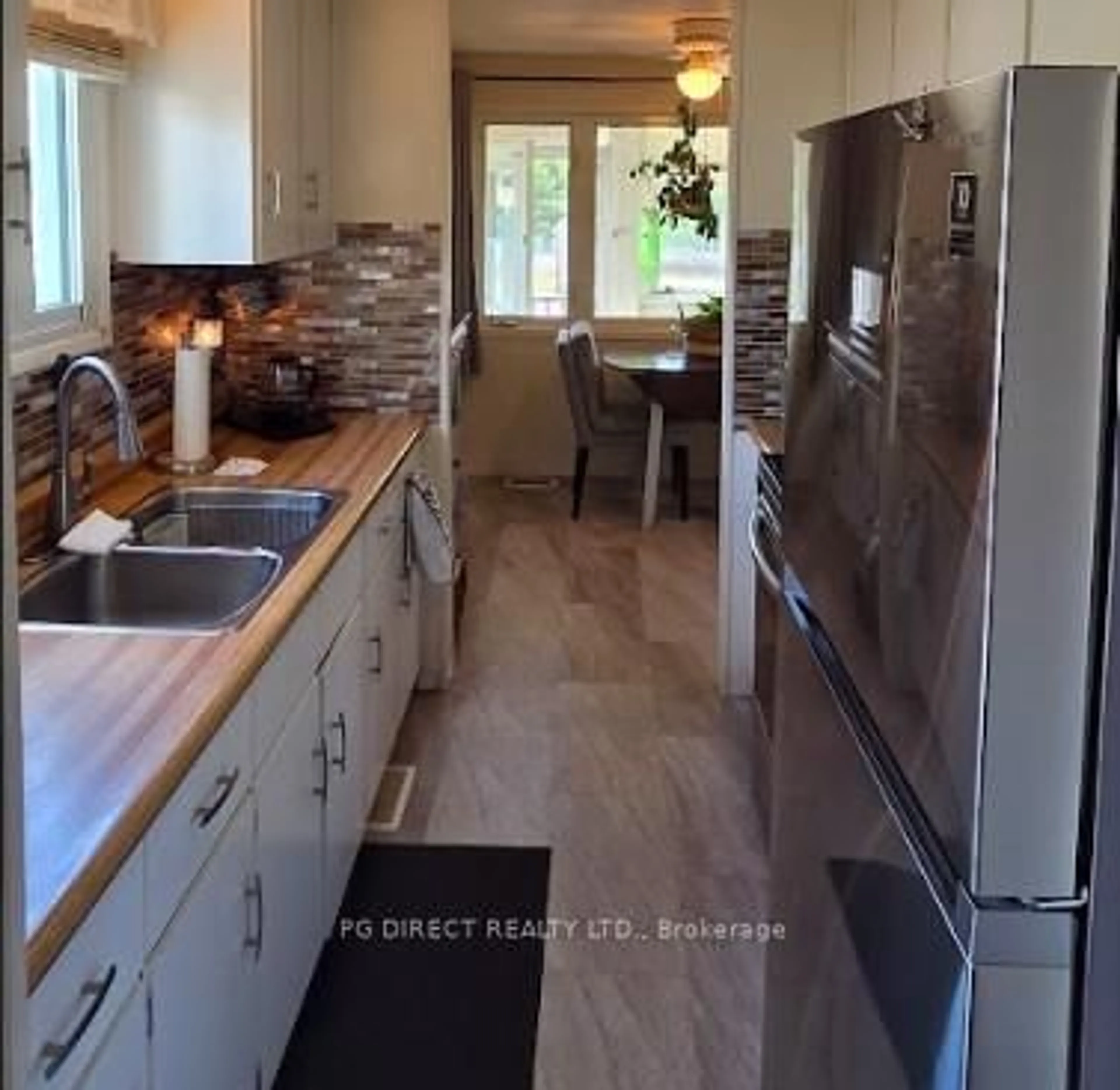 Contemporary kitchen, ceramic/tile floor for 487 Mattawan St, Mattawa Ontario P0H 1V0