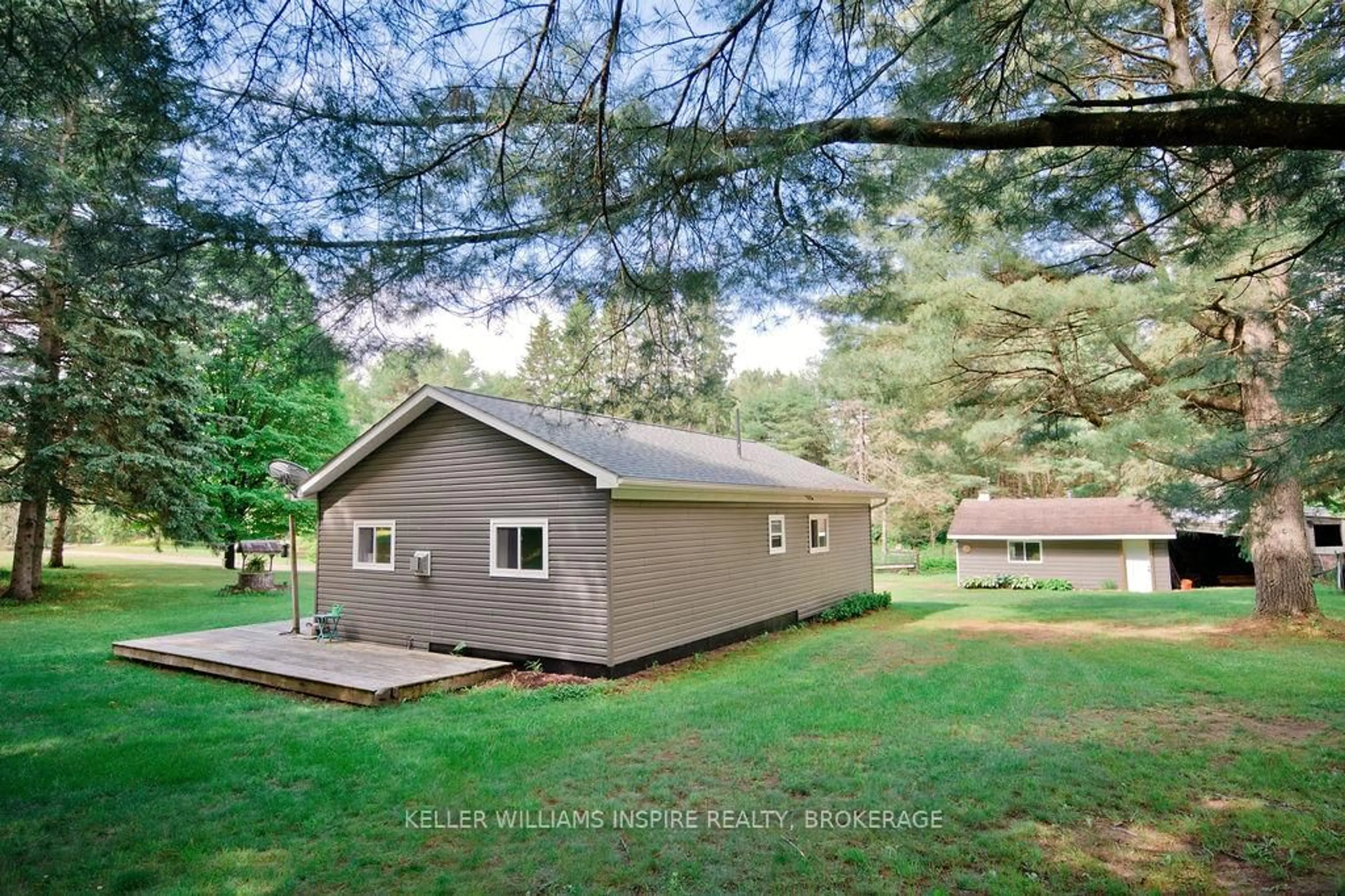 A pic from outside/outdoor area/front of a property/back of a property/a pic from drone, unknown for 2352 Highway 518 W, McMurrich/Monteith Ontario P0A 1Y0