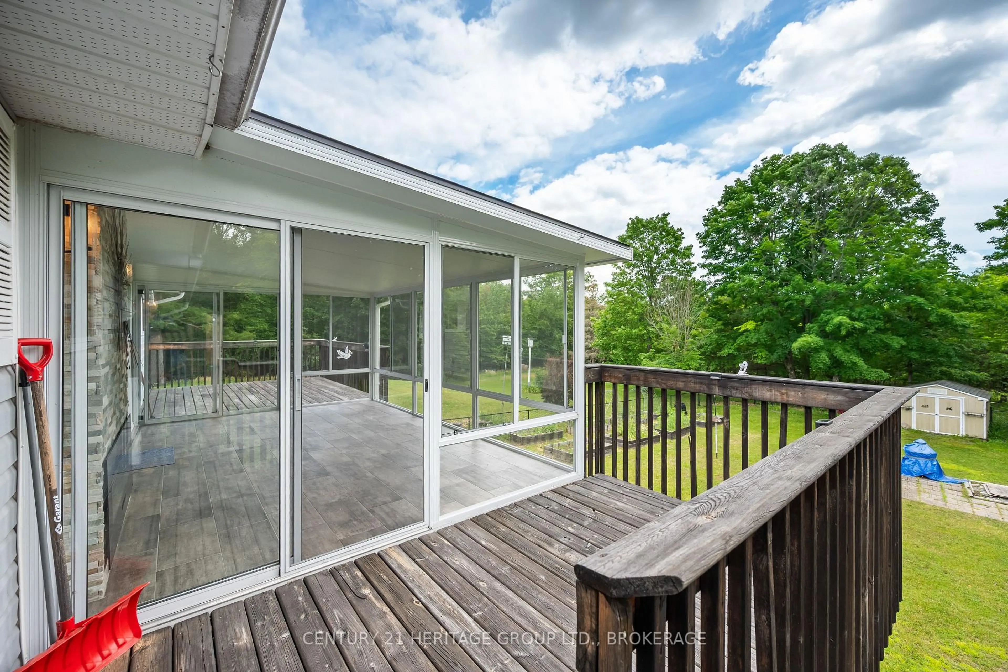 Patio, forest/trees view for 566 Bethel Rd, Yarker Ontario K0K 3N0