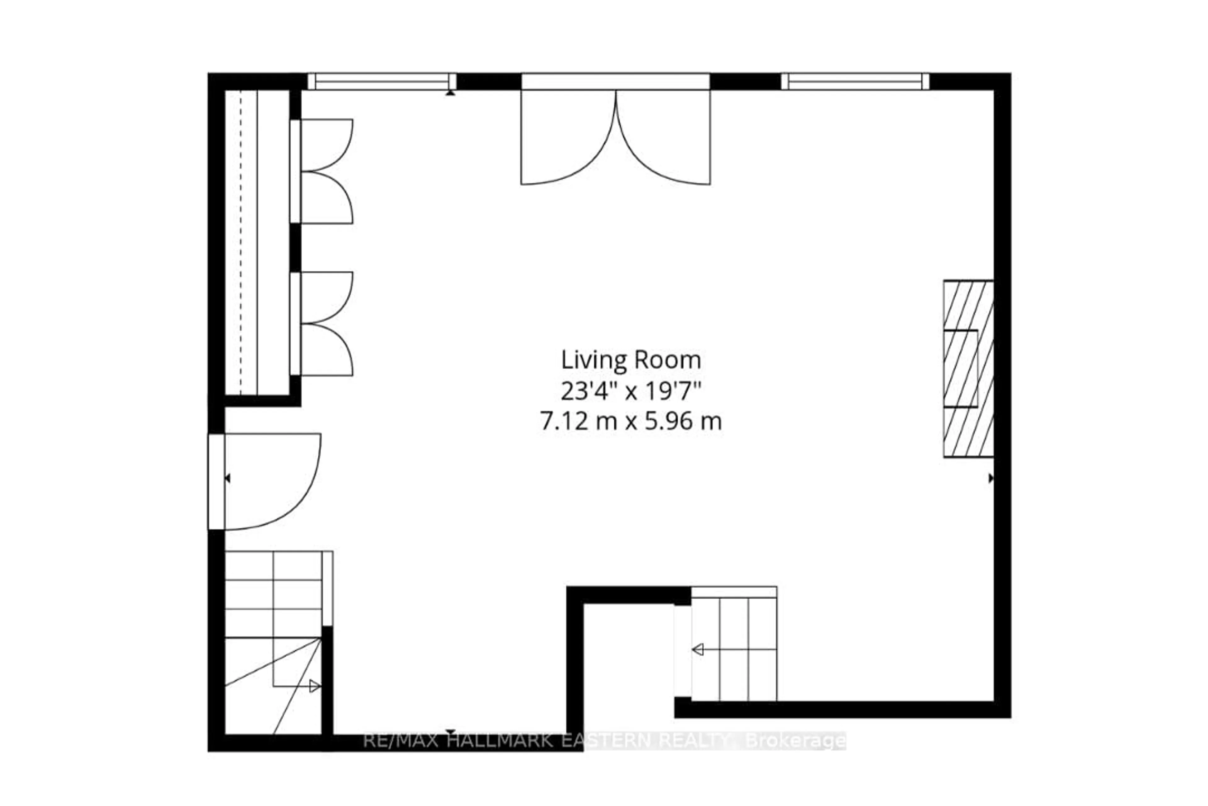 Floor plan for 503 Romaine St, Peterborough Ontario K9J 2C8