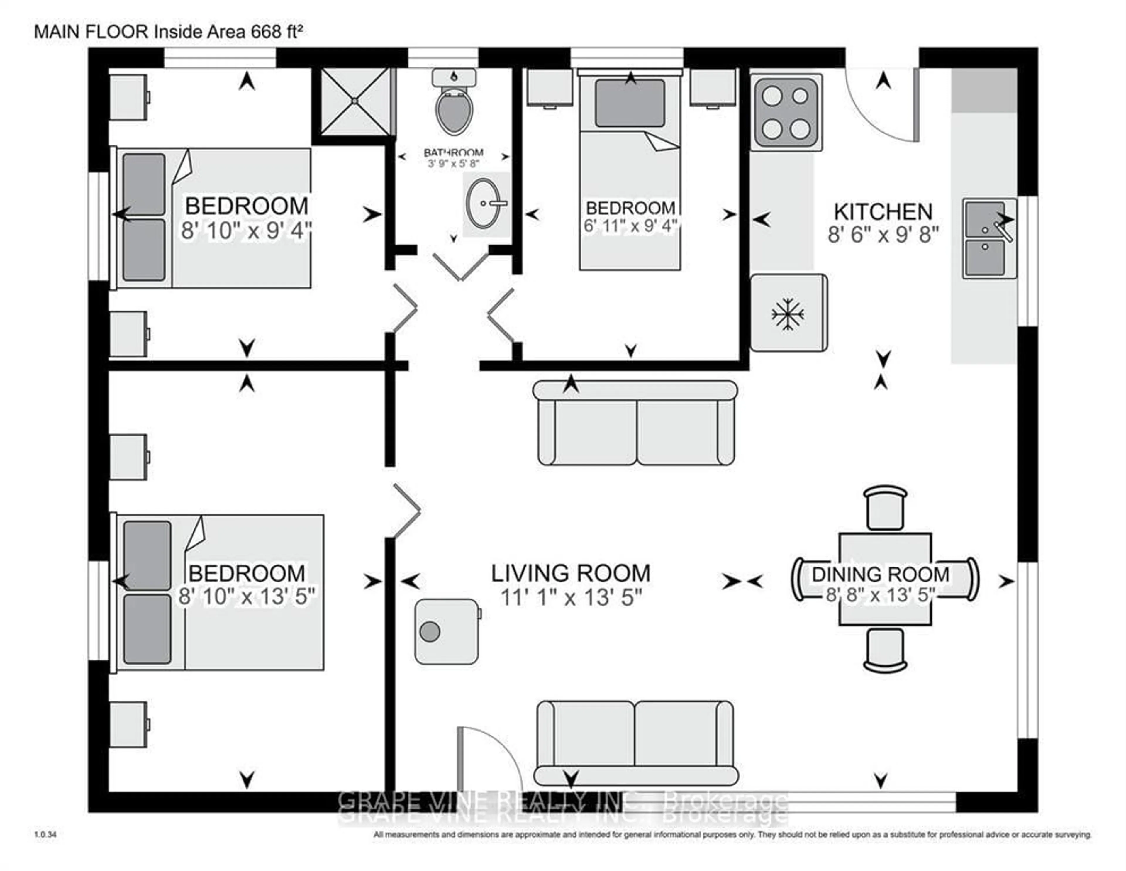 Floor plan for 1010 Firefly Lane, Perth Road Ontario K0H 2L0
