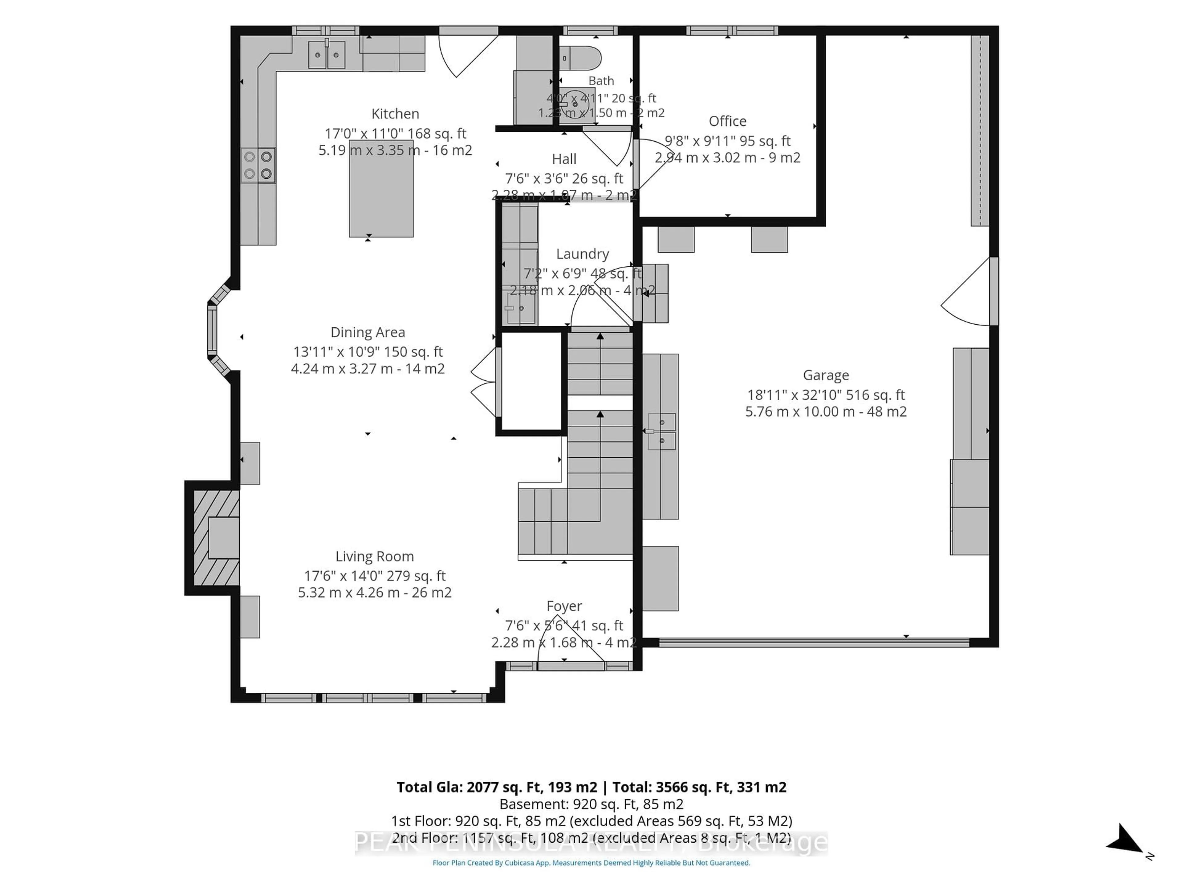 Floor plan for 100 Backus Dr, Norfolk Ontario N0E 1M0