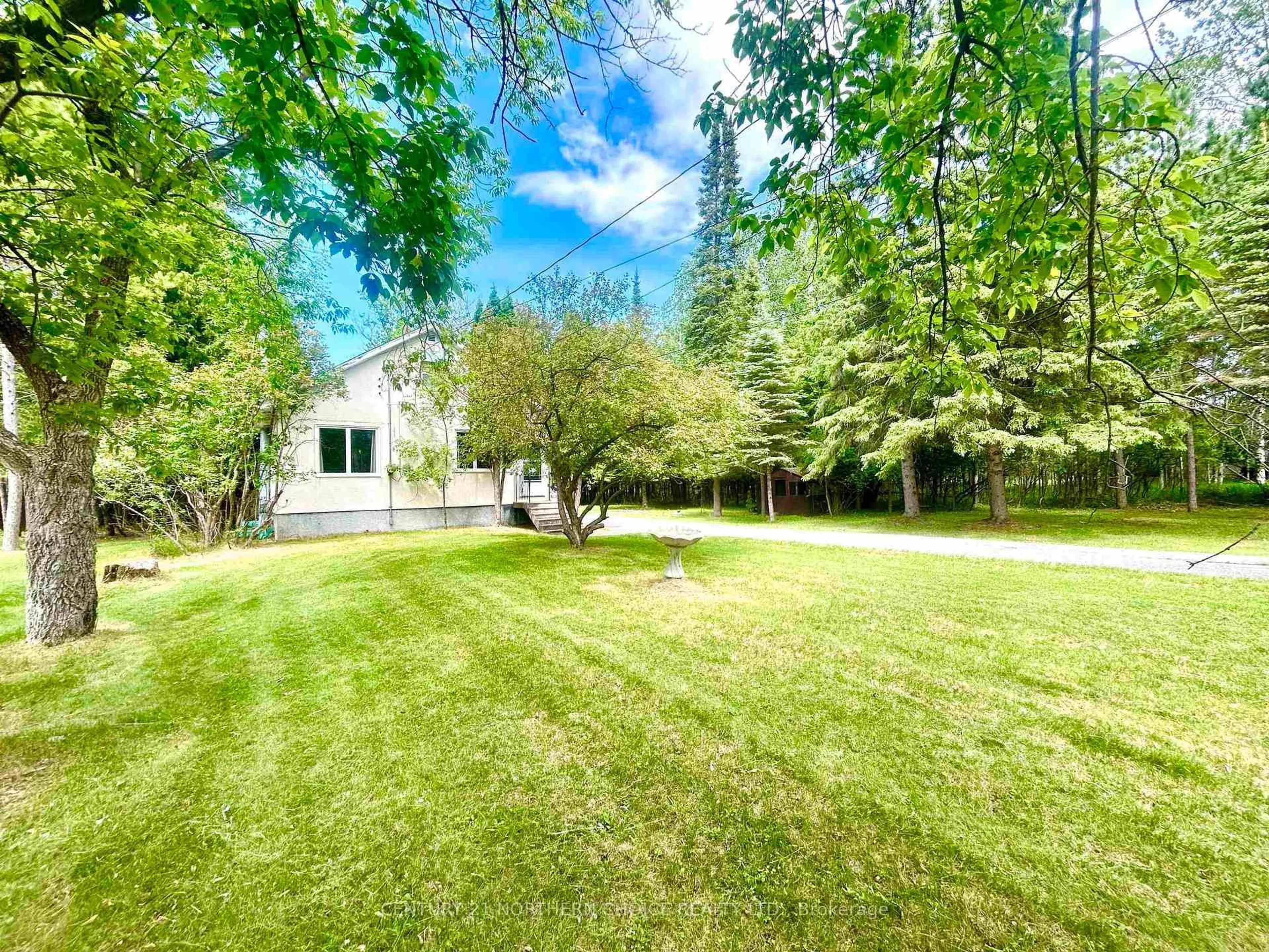 A pic from outside/outdoor area/front of a property/back of a property/a pic from drone, forest/trees view for 1312 Emo Road, Fort Frances Ontario P9A 2V5