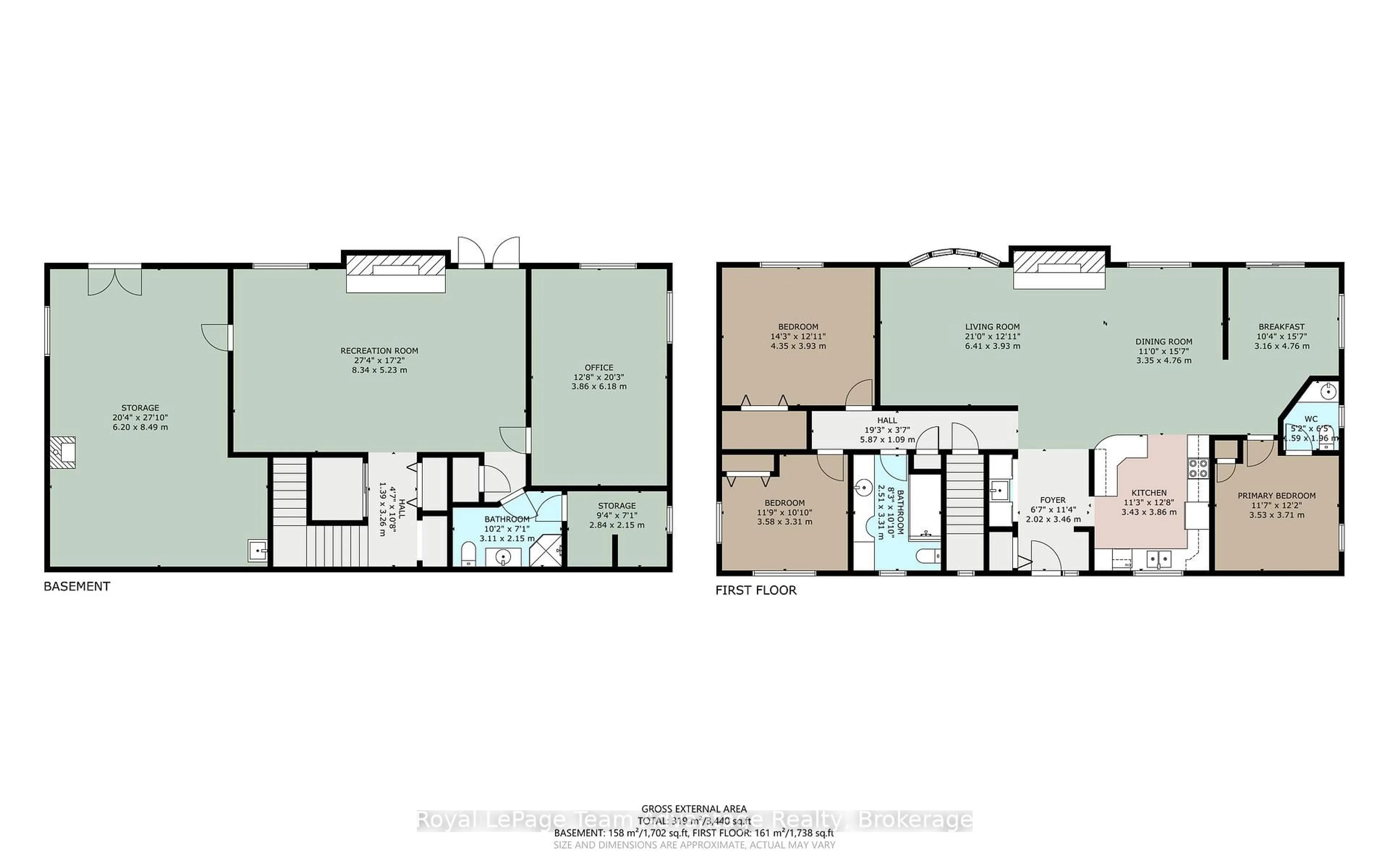 Floor plan for 4 & 6 Sharon Park Dr, McKellar Ontario P0G 1C0